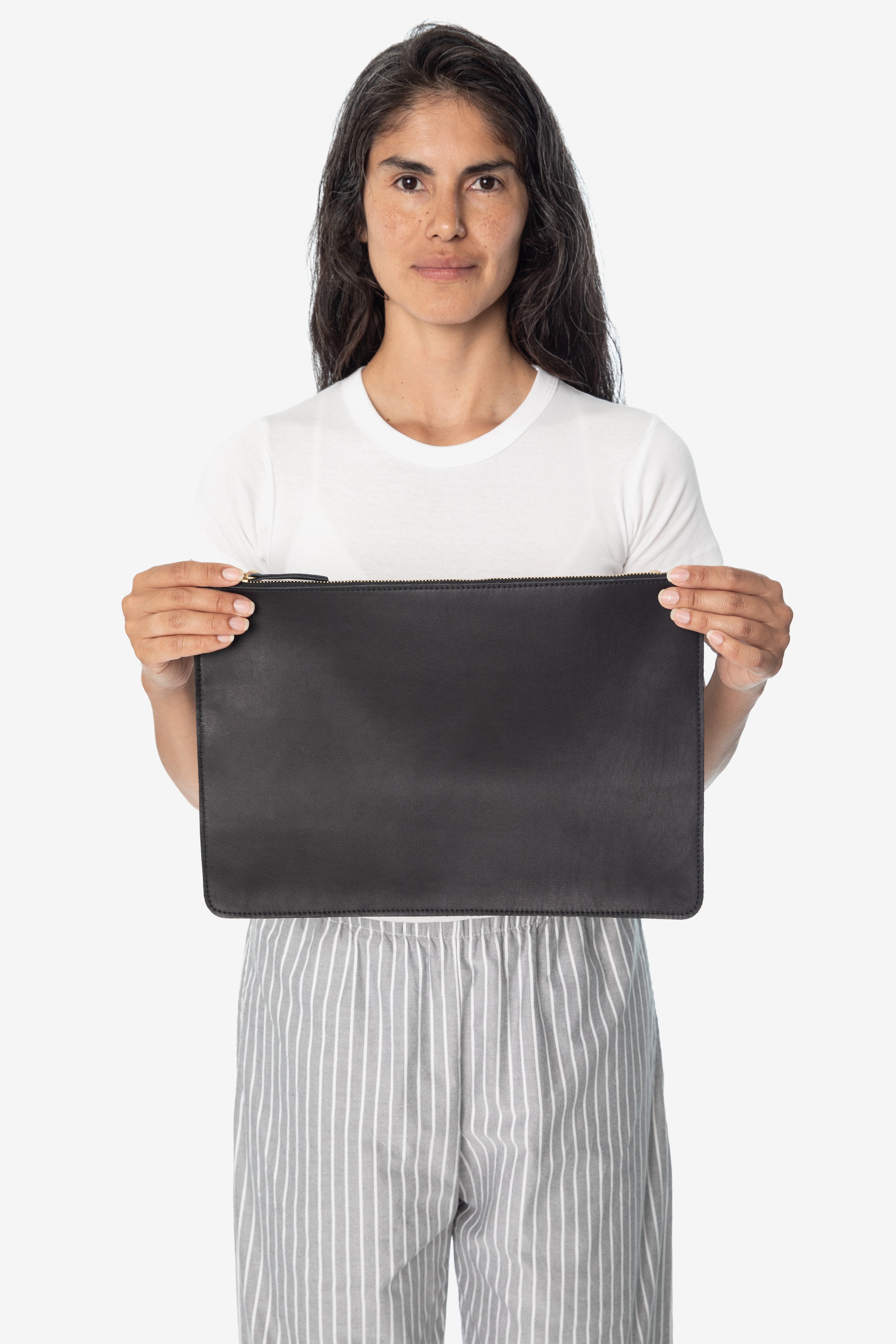 RLH3413 - Large Leather Zip Pouch - Image 12
