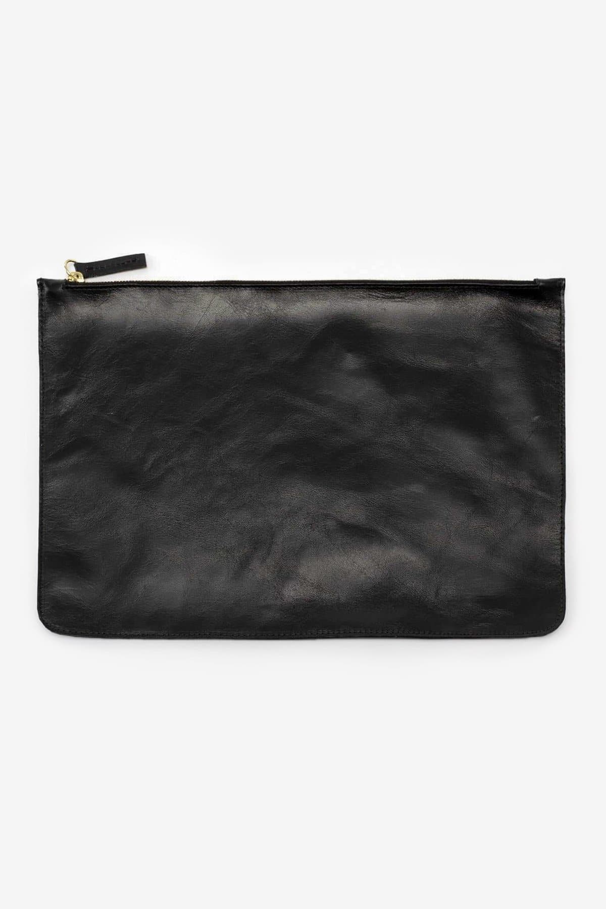 RLH3413 - Large Leather Zip Pouch - Image 5