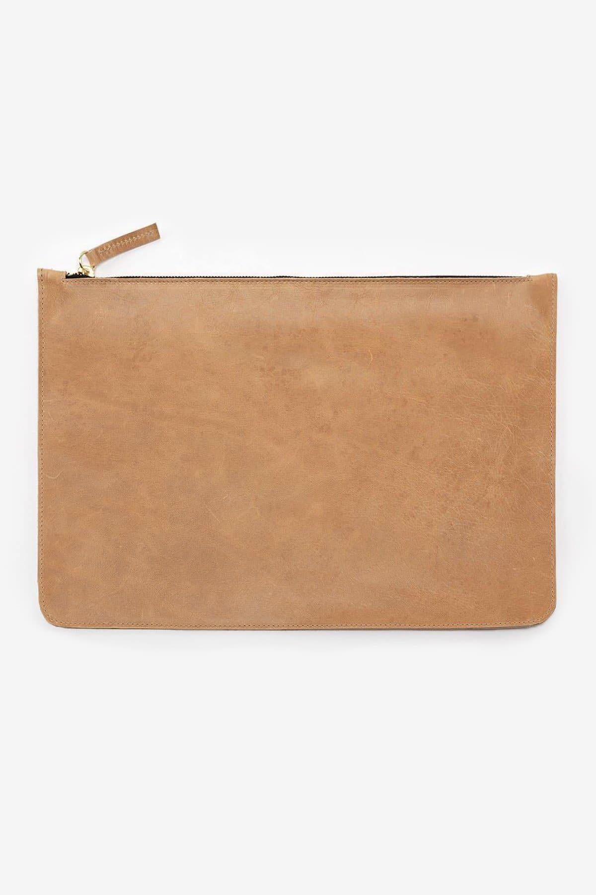 RLH3413 - Large Leather Zip Pouch - Image 6