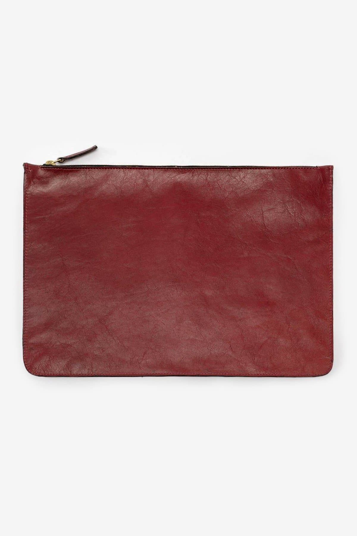 RLH3413 - Large Leather Zip Pouch - Image 7