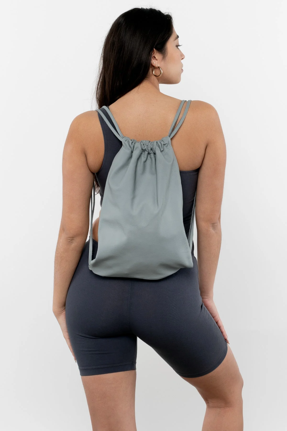RLH3414 - Unisex Leather Drawstring Backpack - Image 13