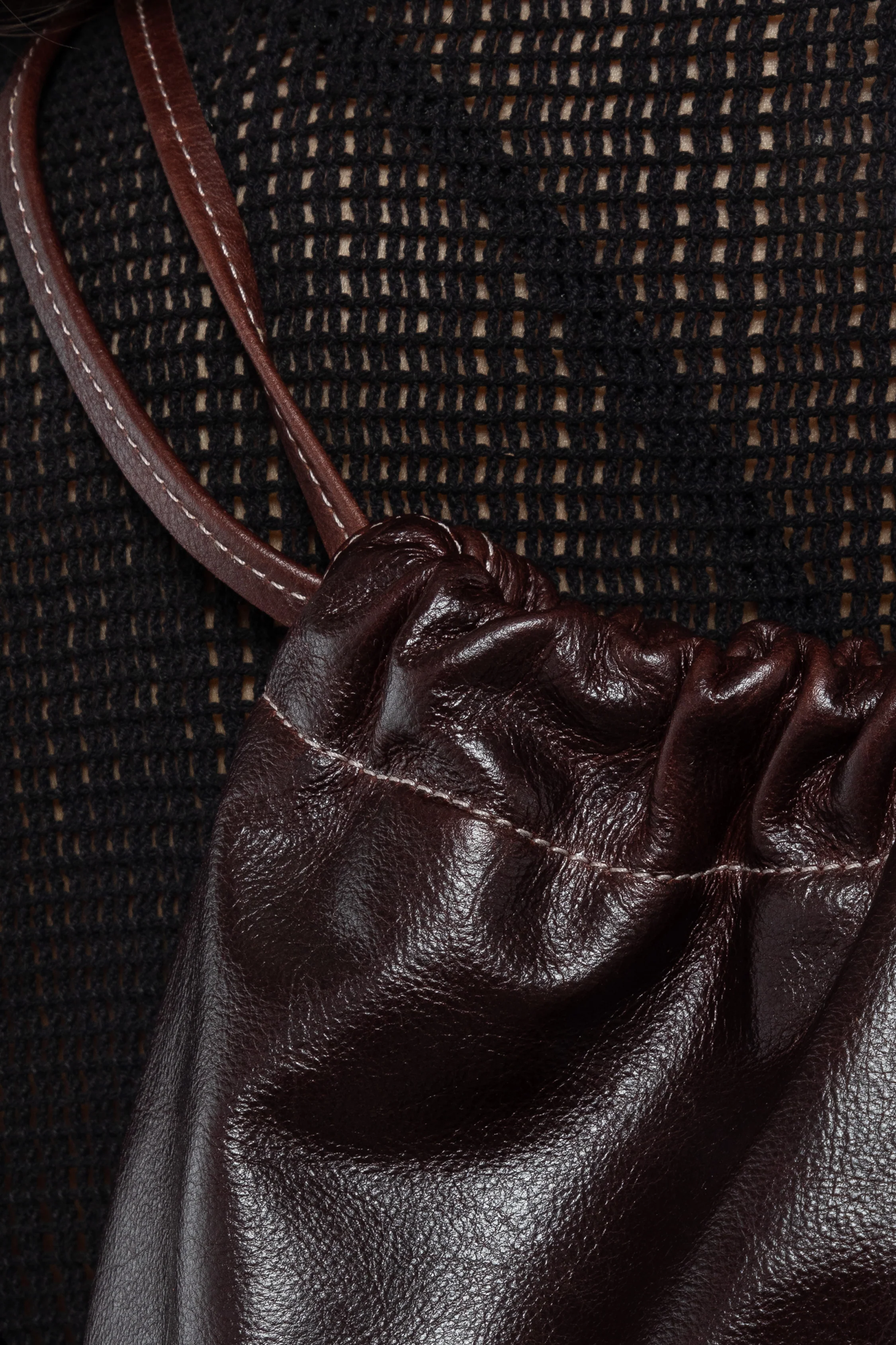 RLH3414 - Unisex Leather Drawstring Backpack - Image 28