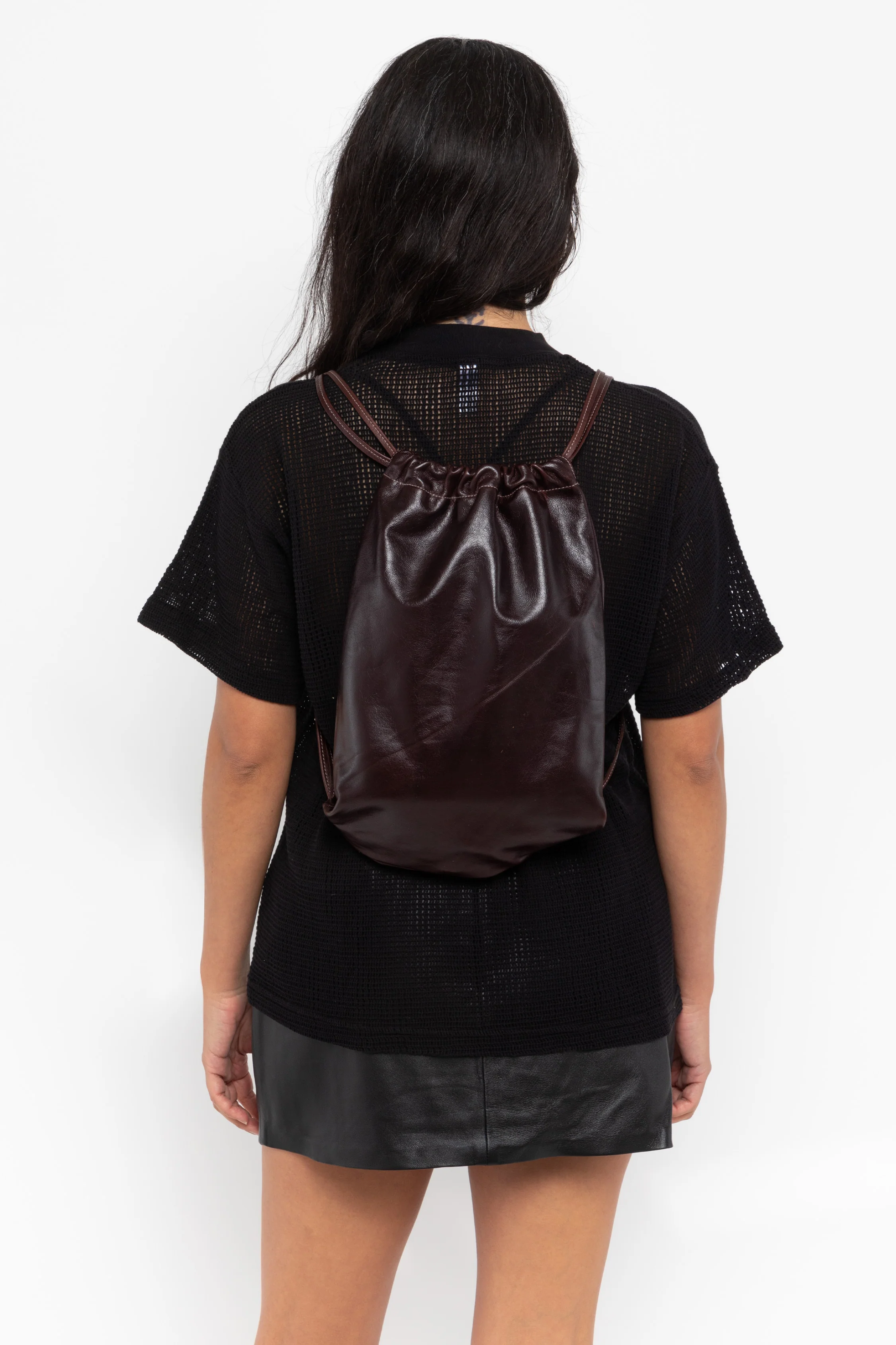 RLH3414 - Unisex Leather Drawstring Backpack - Image 38