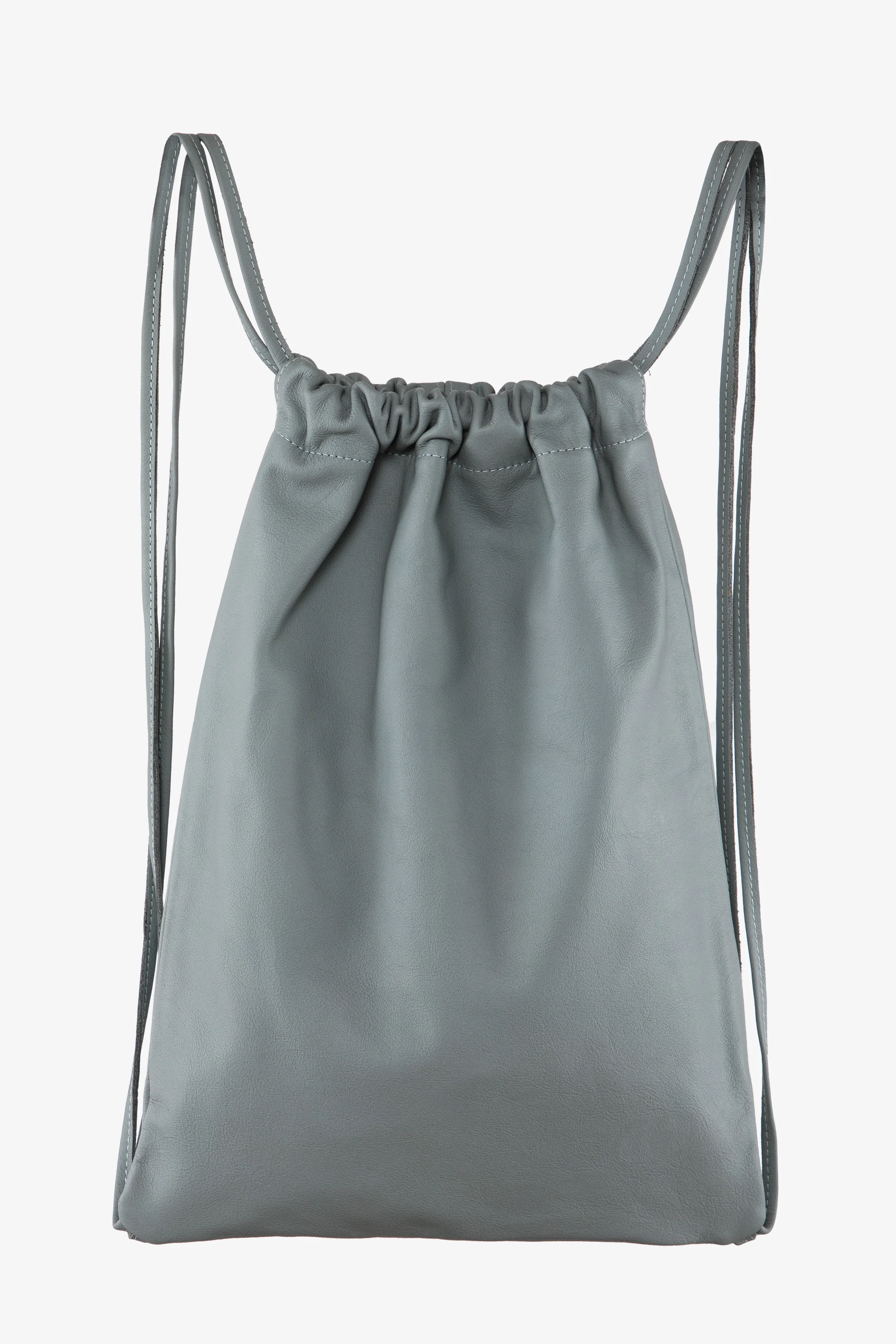 RLH3414 - Unisex Leather Drawstring Backpack - Image 45
