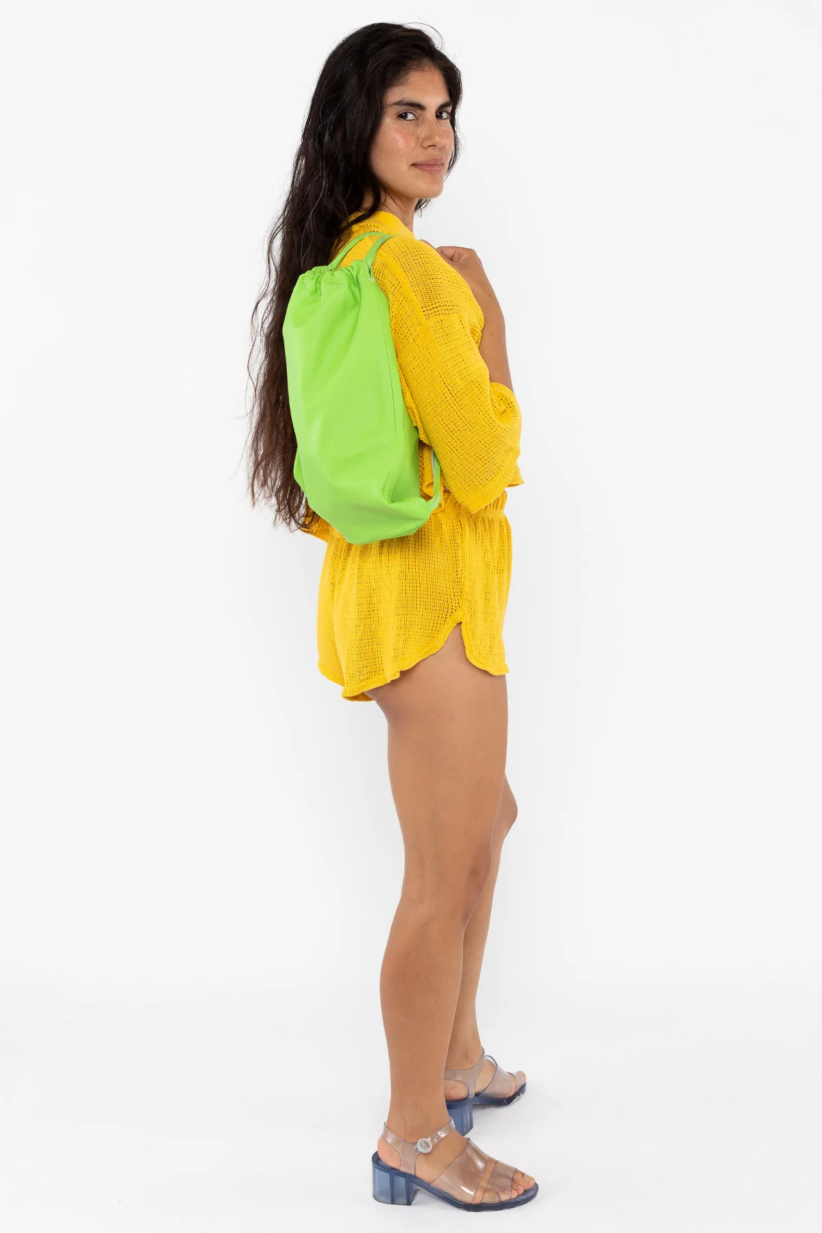 RLH3414 - Unisex Leather Drawstring Backpack - Image 8