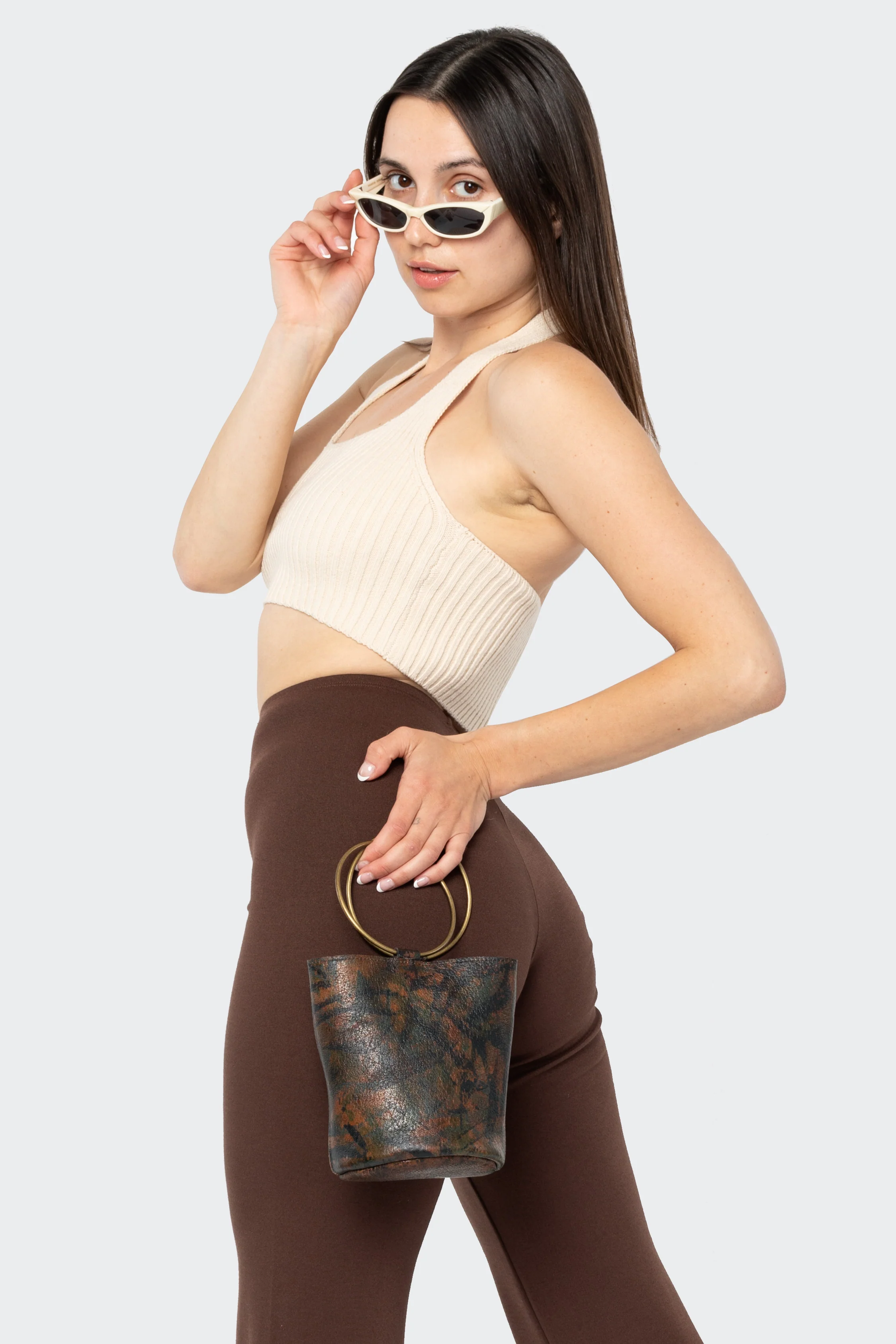 RLH3422 - Mini O Ring Bucket Bag - Image 8