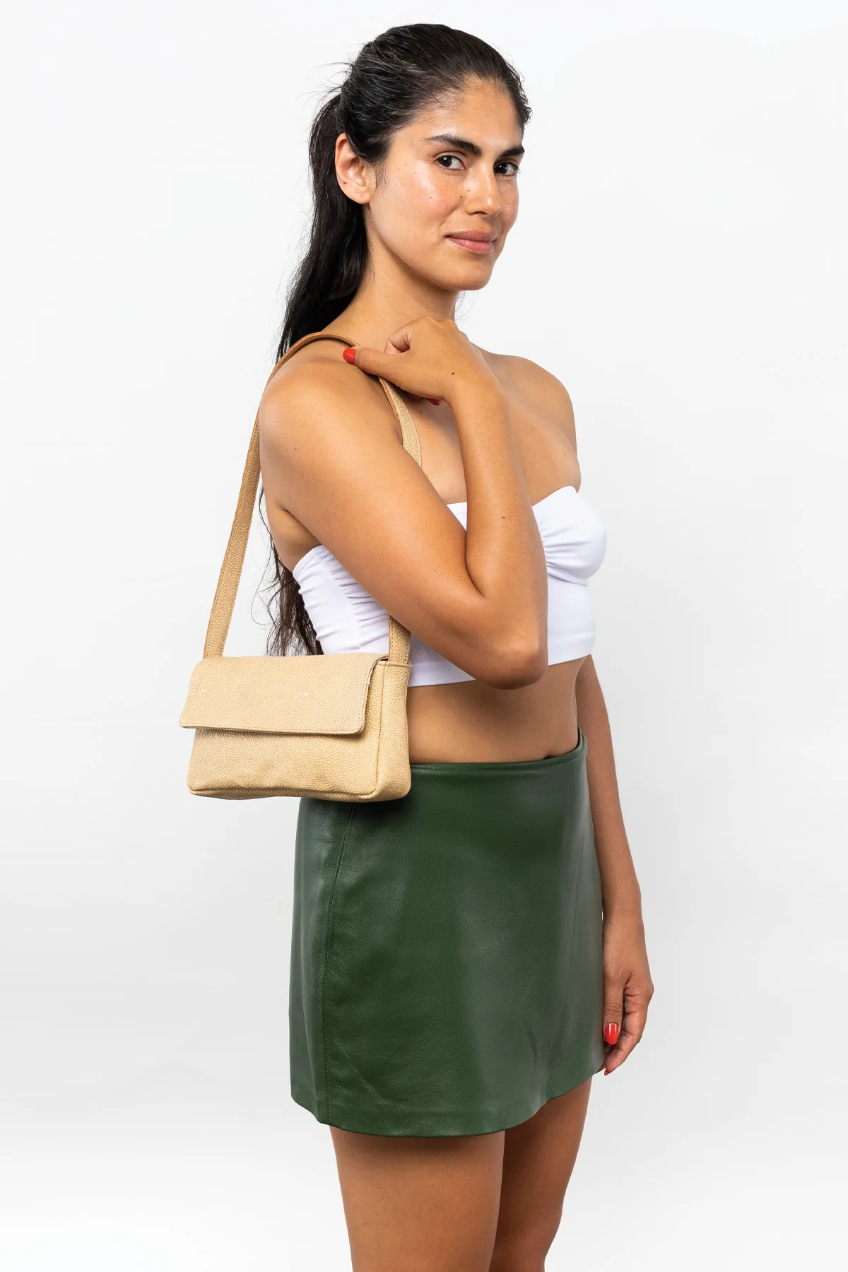 RLH3431 - Classic Leather Shoulder Bag - Image 14