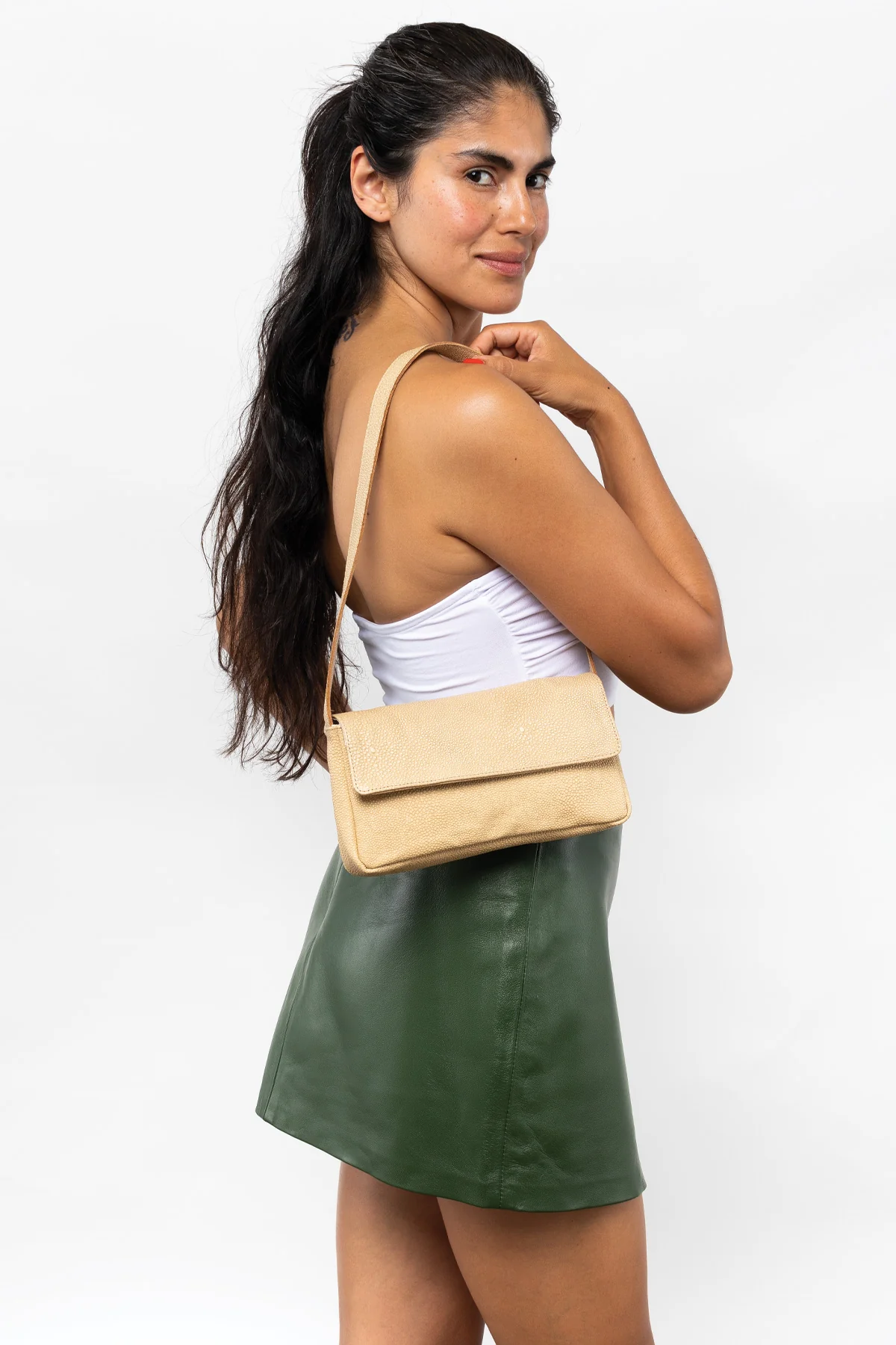 RLH3431 - Classic Leather Shoulder Bag - Image 16