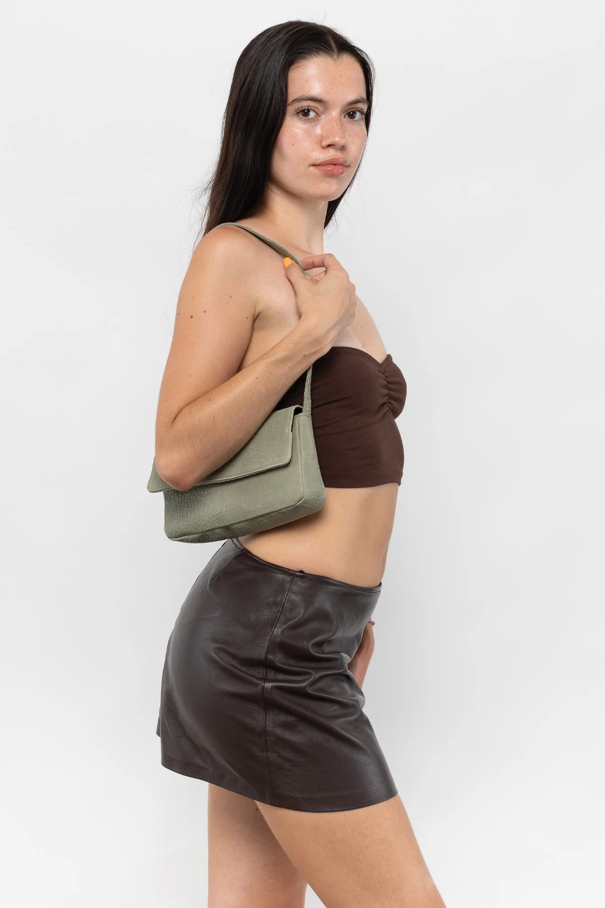 RLH3431 - Classic Leather Shoulder Bag - Image 30