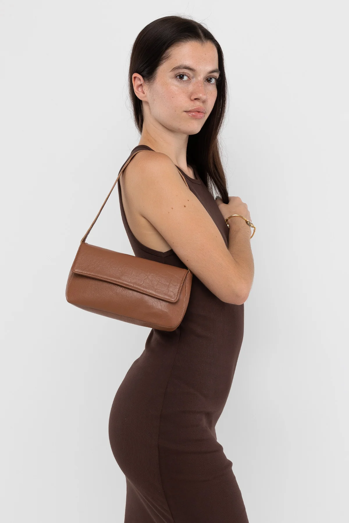 RLH3431 - Classic Leather Shoulder Bag - Image 34