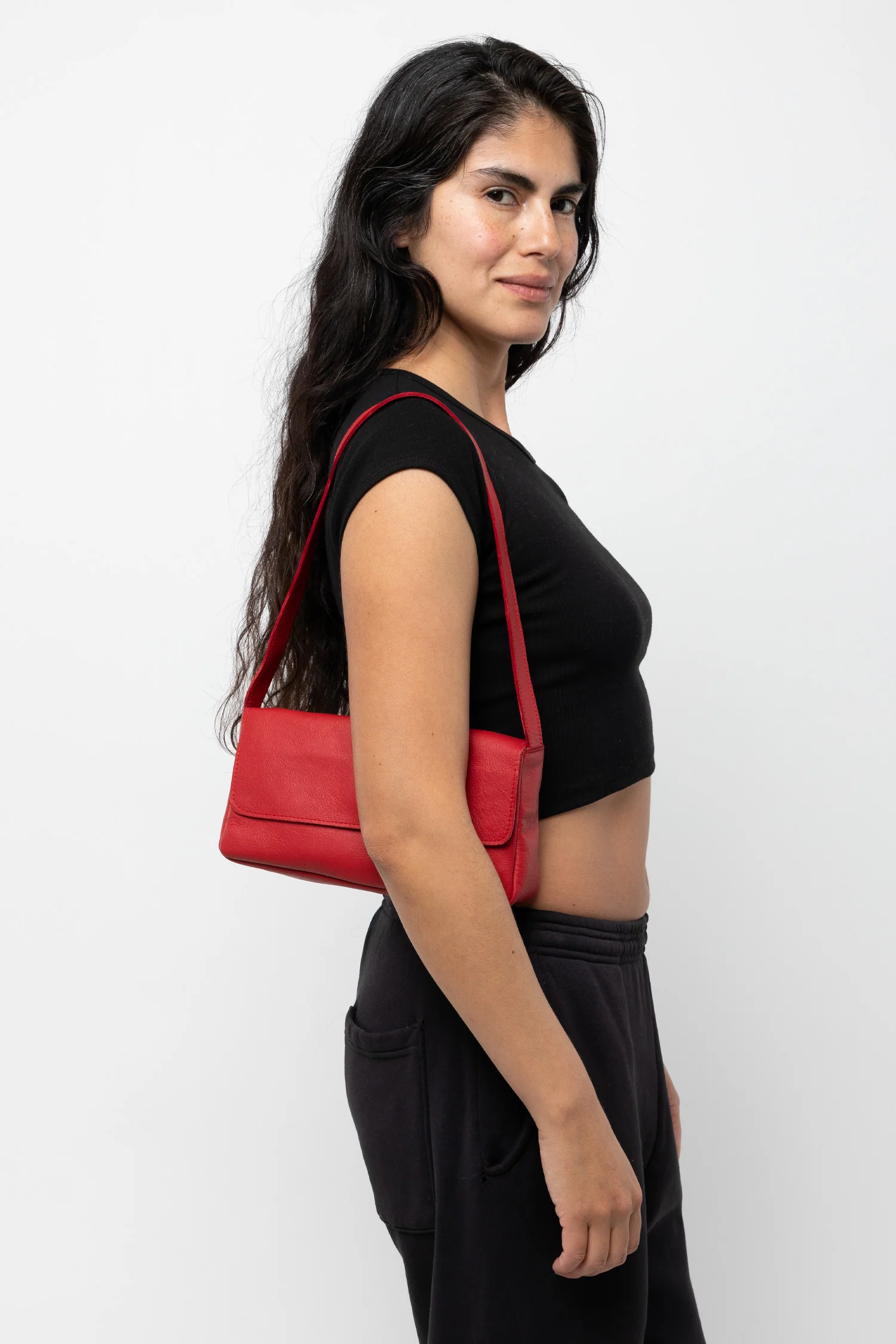 RLH3431 - Classic Leather Shoulder Bag - Image 46