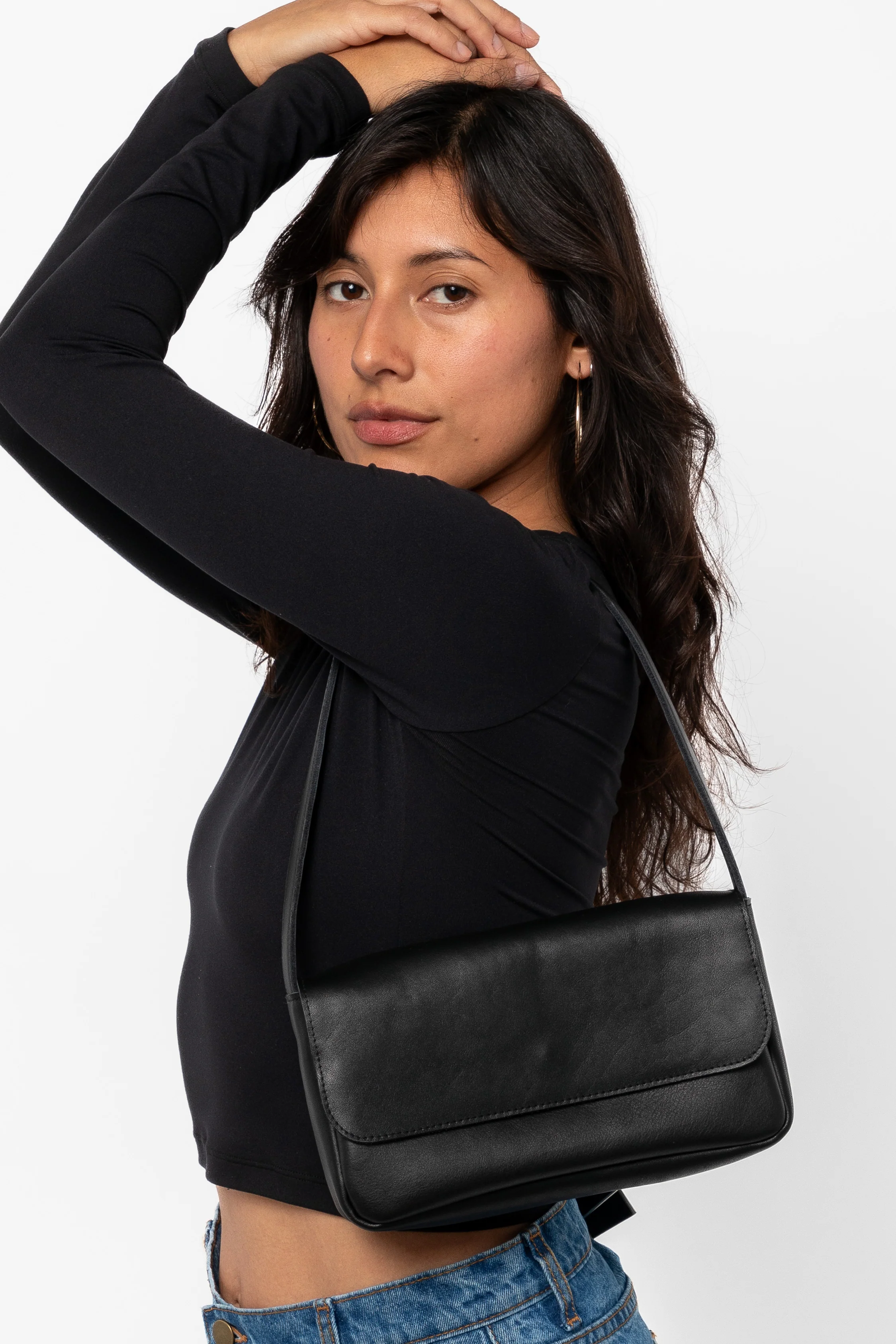 RLH3431 - Classic Leather Shoulder Bag - Image 54