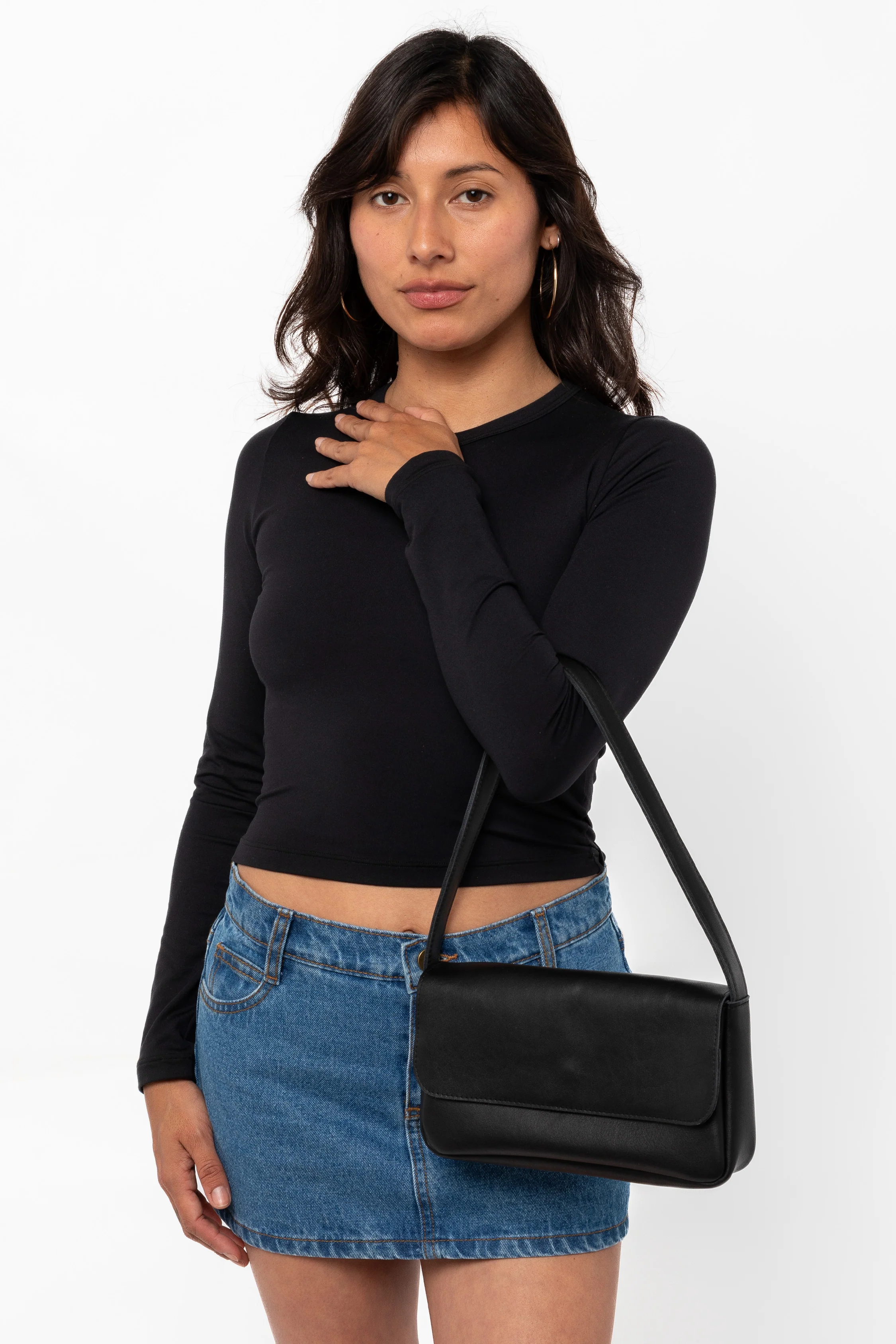 RLH3431 - Classic Leather Shoulder Bag - Image 56