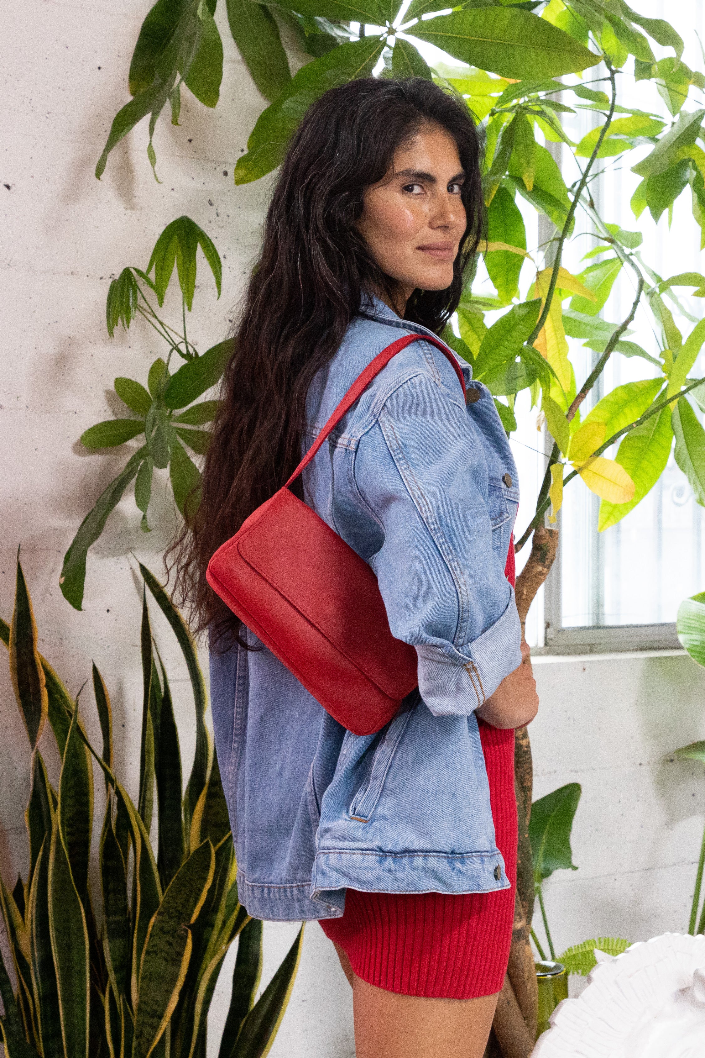 RLH3431 - Classic Leather Shoulder Bag - Image 59