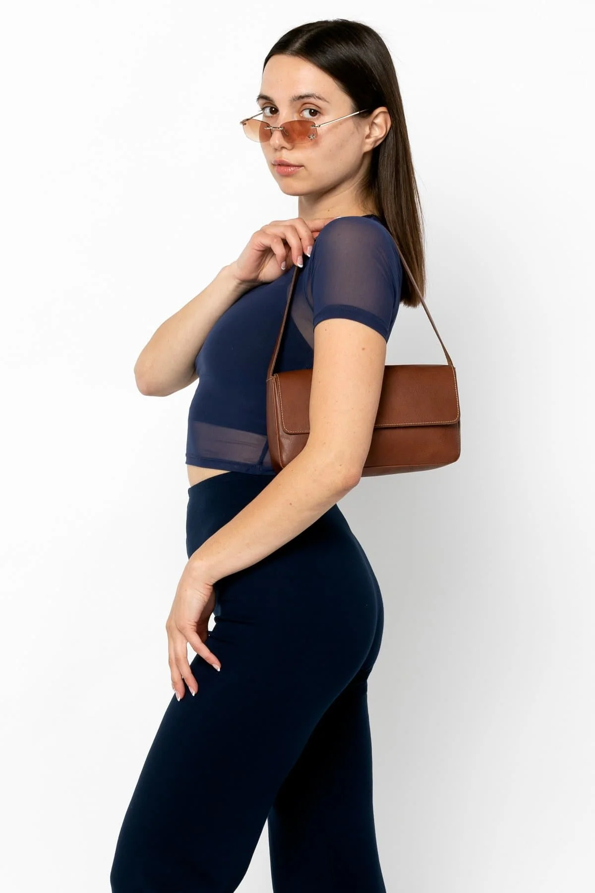RLH3431 - Classic Leather Shoulder Bag - Image 8