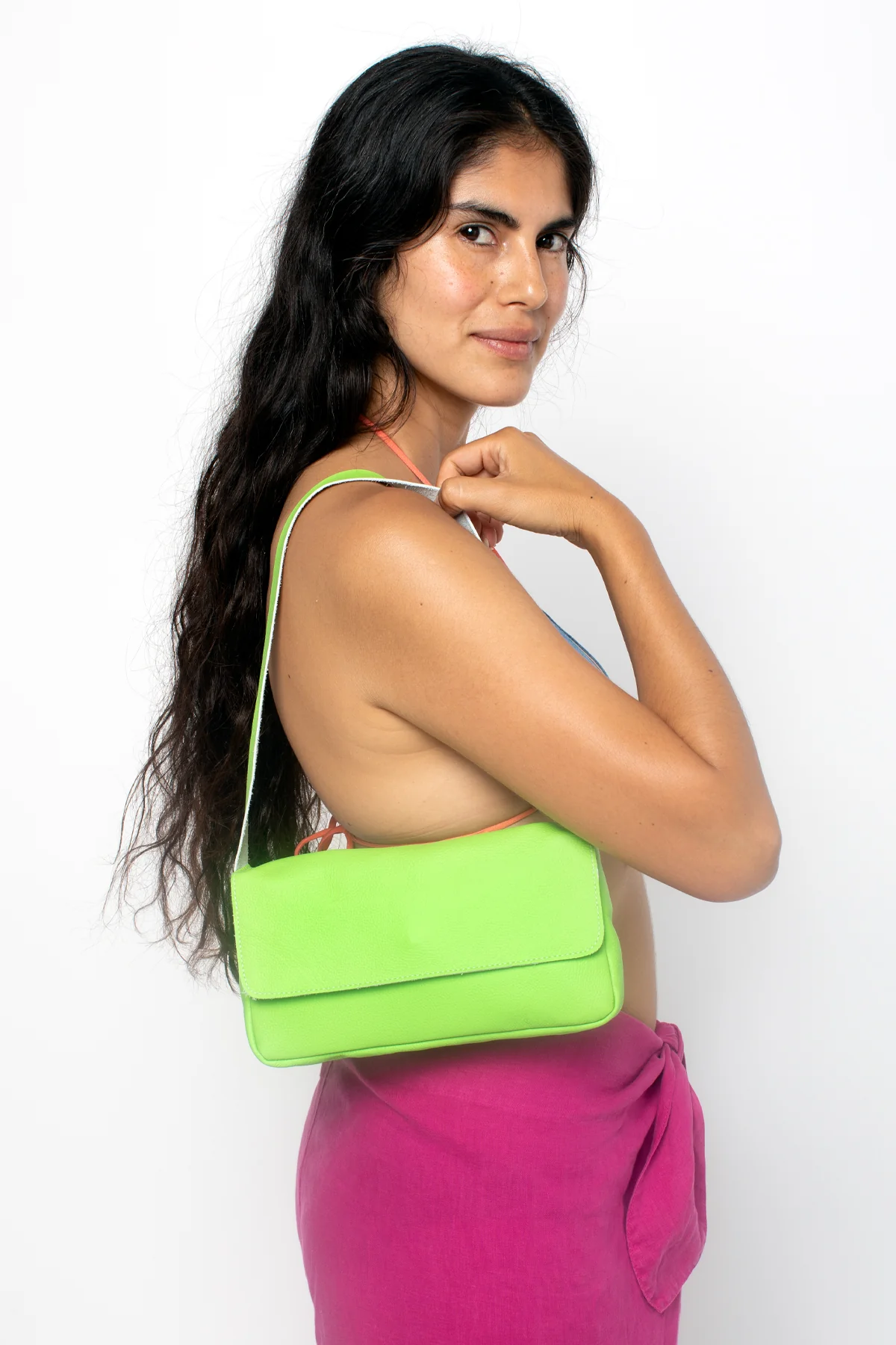 RLH3431 - Classic Leather Shoulder Bag - Image 9