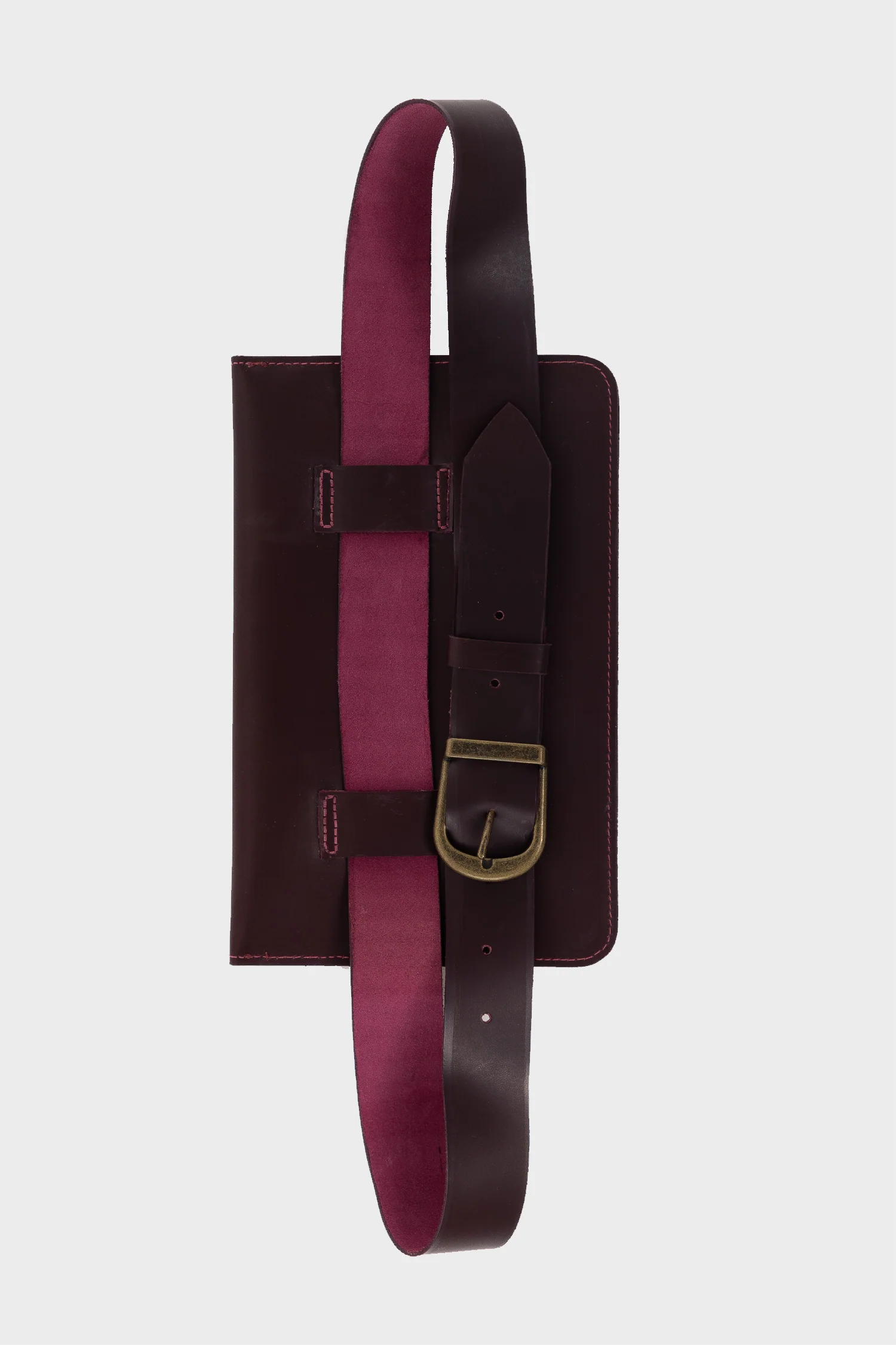 RLH3433 - Large Multifunctional Belted Envelope Clutch - Image 15