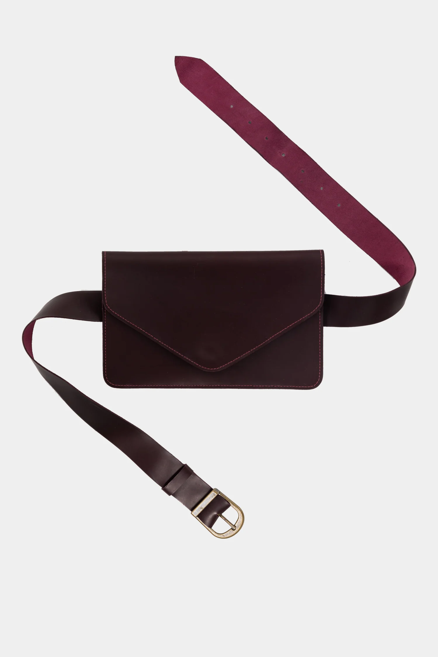 RLH3433 - Large Multifunctional Belted Envelope Clutch - Image 16