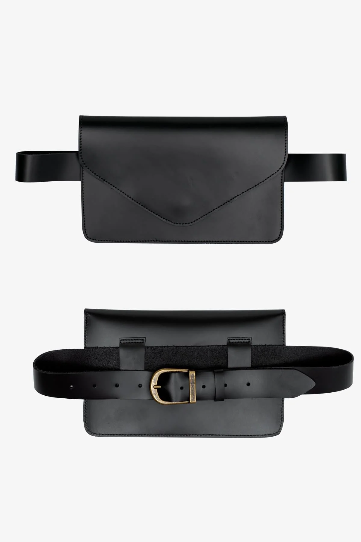 RLH3433 - Large Multifunctional Belted Envelope Clutch - Image 2