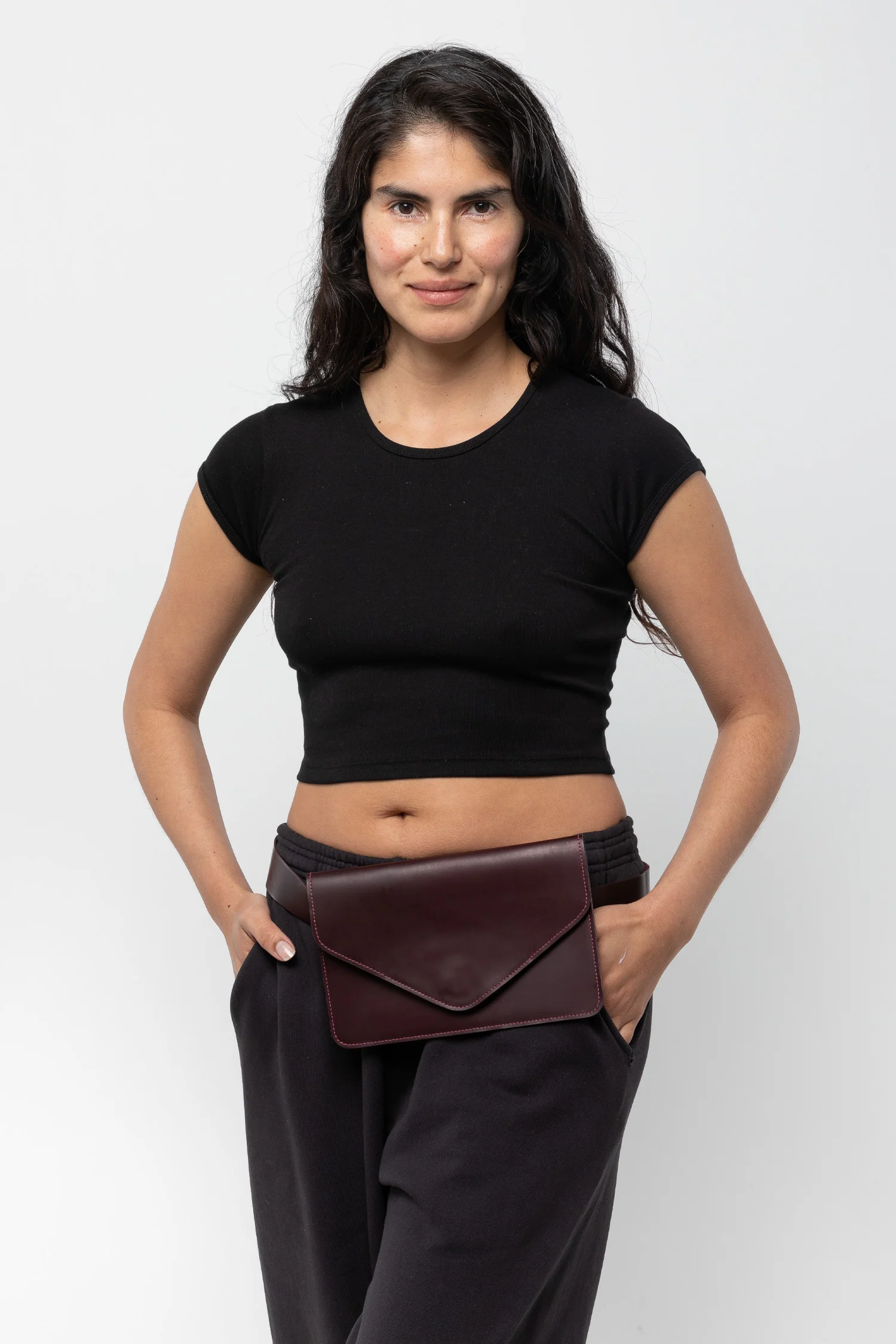 RLH3433 - Large Multifunctional Belted Envelope Clutch - Image 21