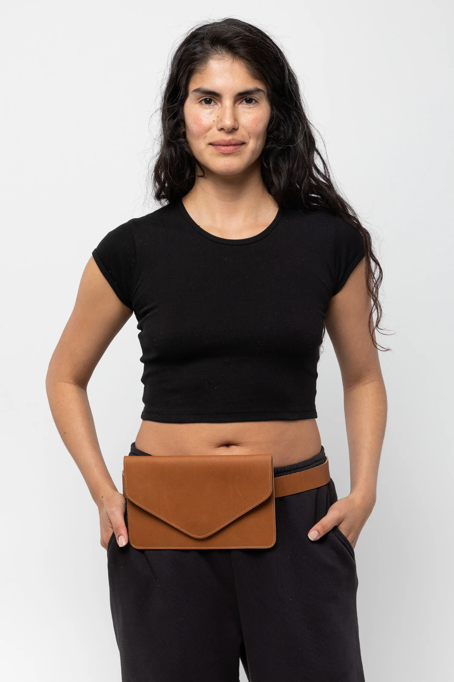RLH3433 - Large Multifunctional Belted Envelope Clutch - Image 23