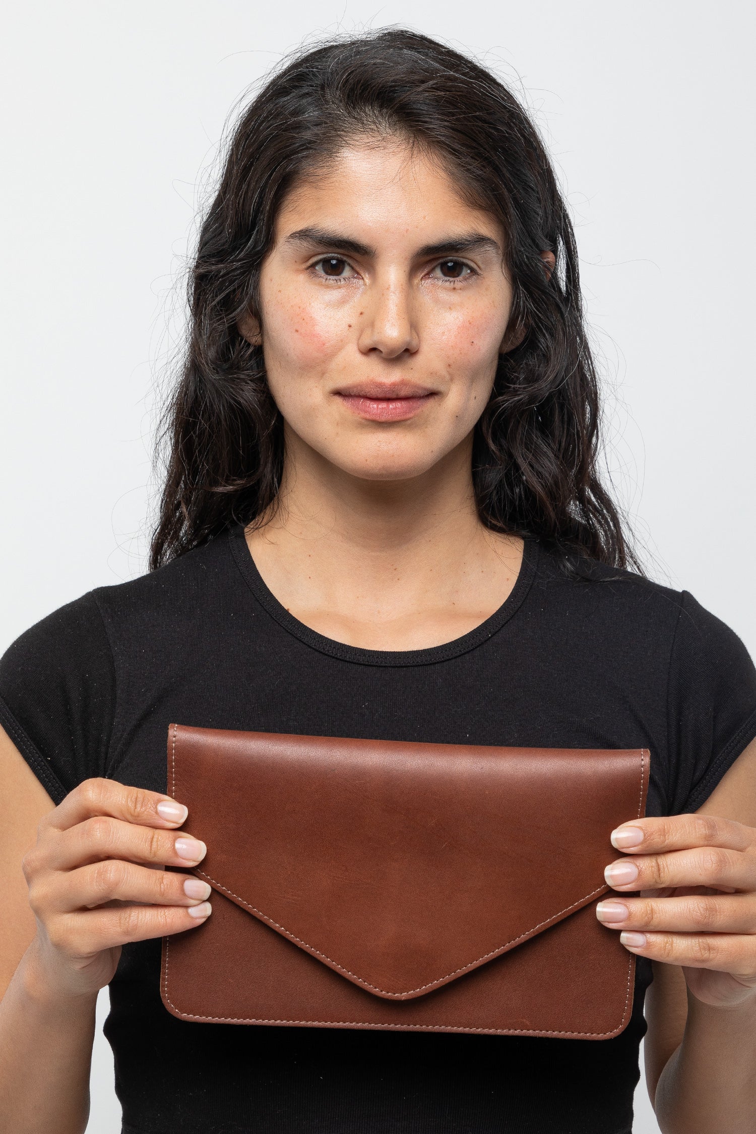 RLH3433 - Large Multifunctional Belted Envelope Clutch - Image 26