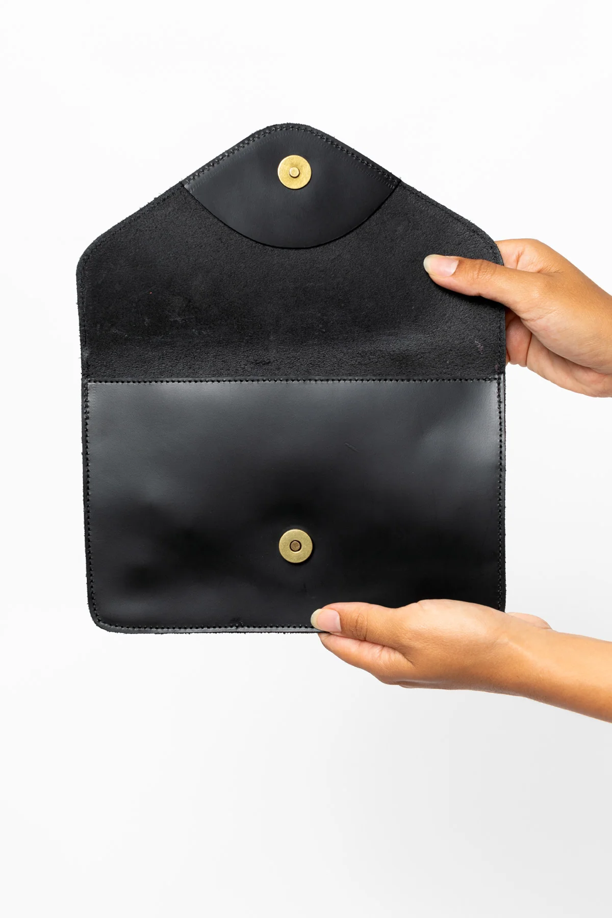 RLH3433 - Large Multifunctional Belted Envelope Clutch - Image 4