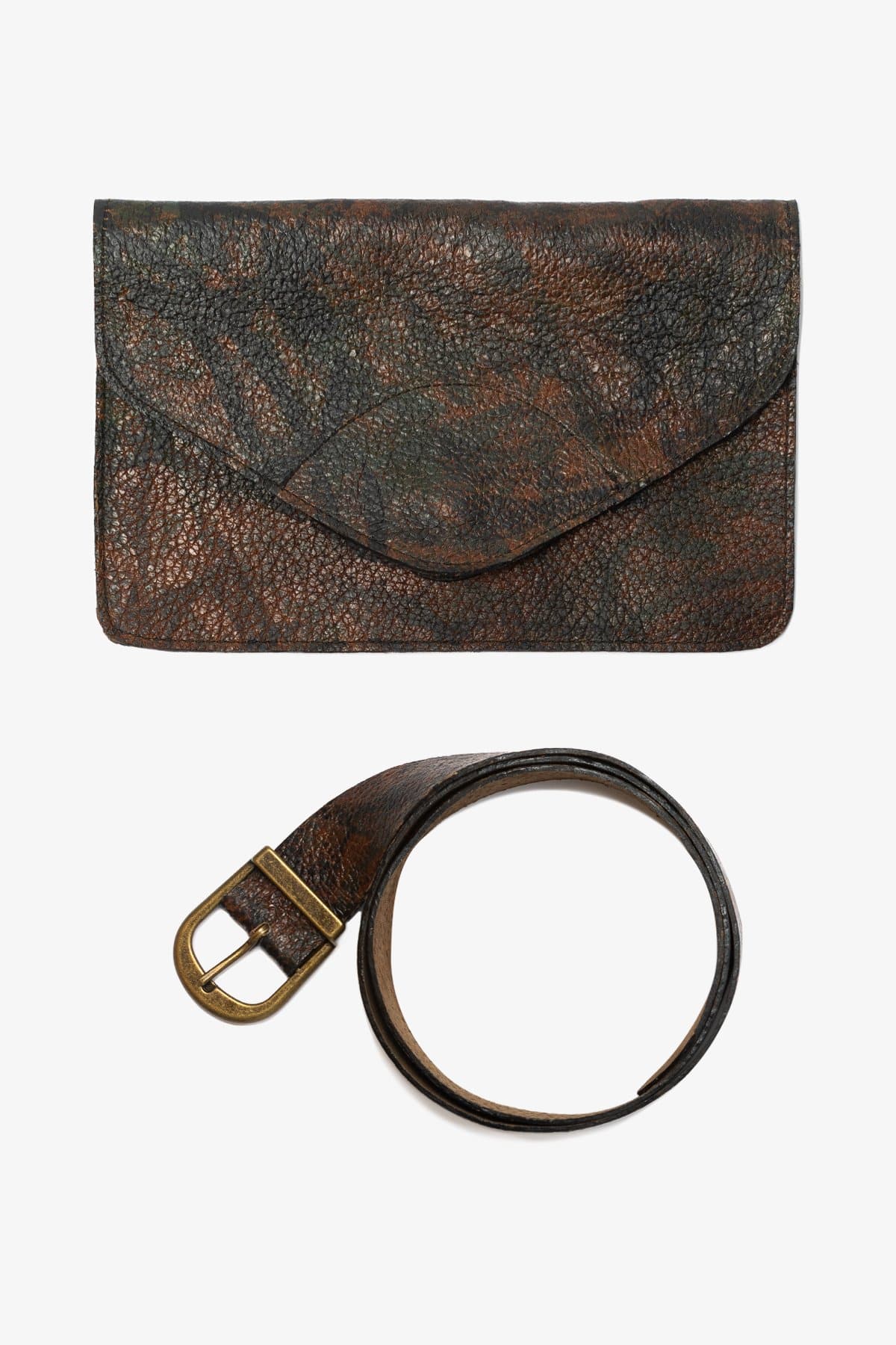 RLH3433 - Large Multifunctional Belted Envelope Clutch - Image 8