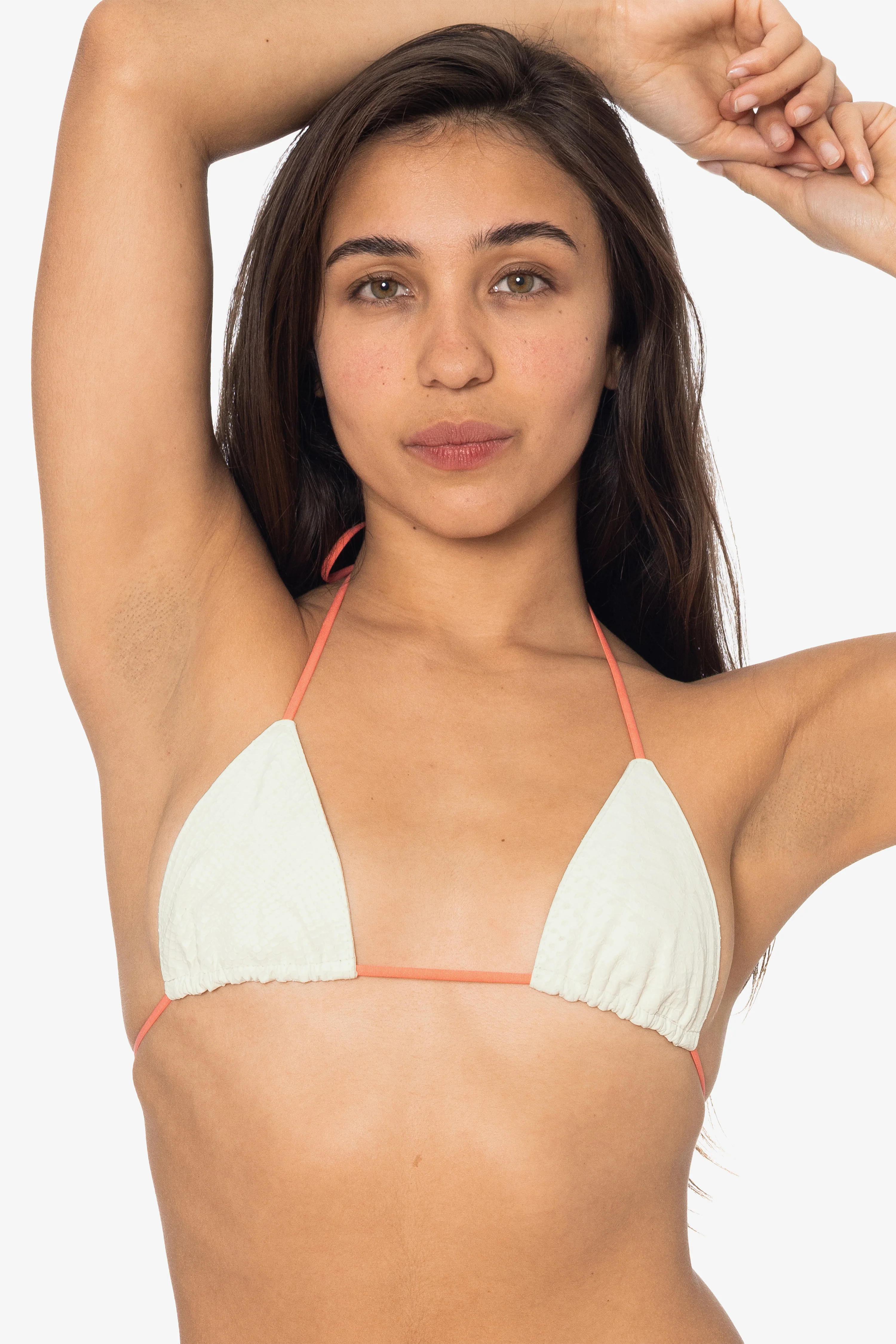 RLH3436 - Leather Nylon String Bikini Top - Image 22