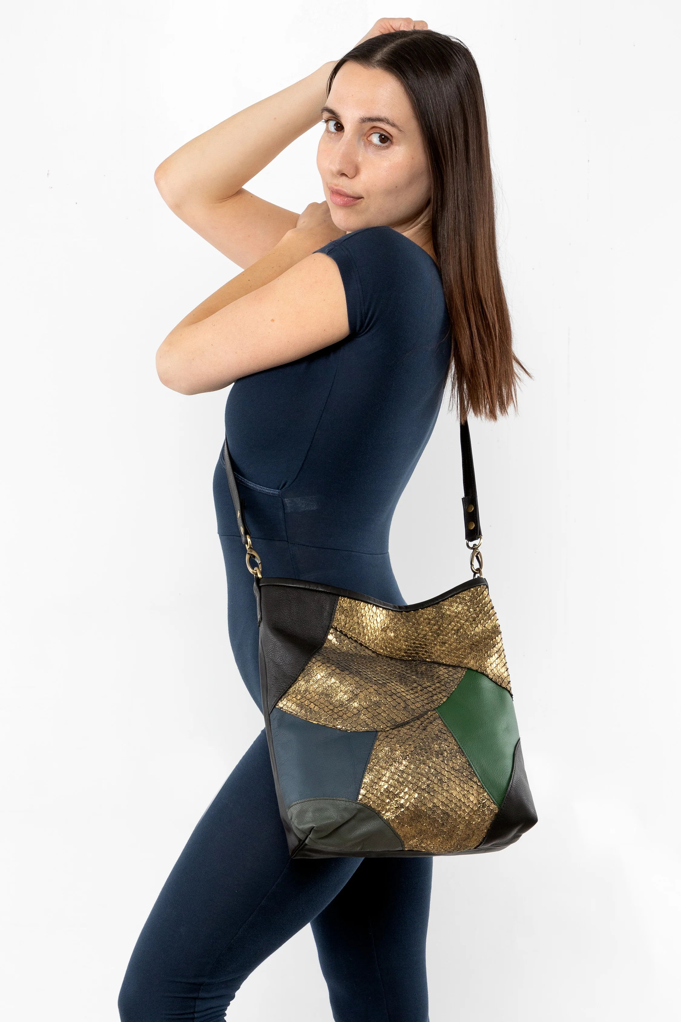 RLH3450 - Patchwork Crossbody Bag - Image 22