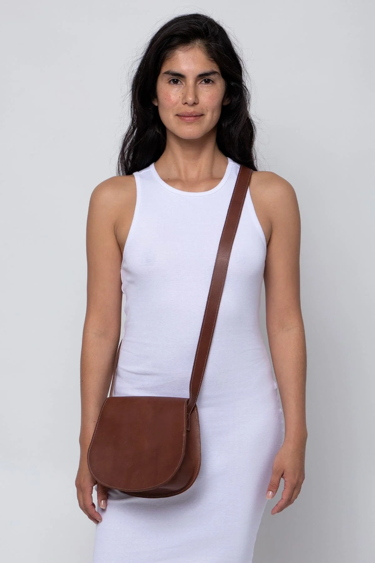 RLH3453 - Classic Leather Saddle Bag - Image 13