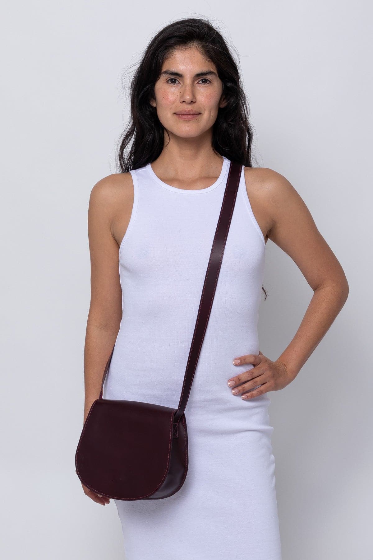 RLH3453 - Classic Leather Saddle Bag - Image 15