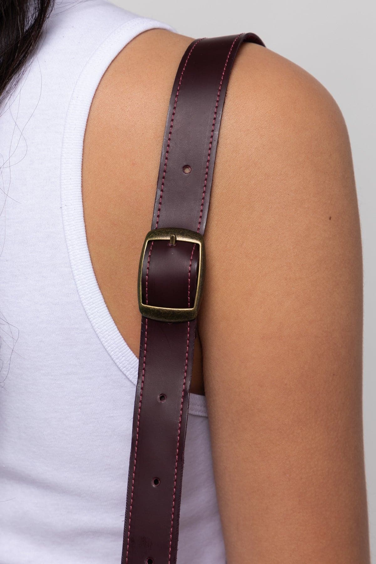 RLH3453 - Classic Leather Saddle Bag - Image 16