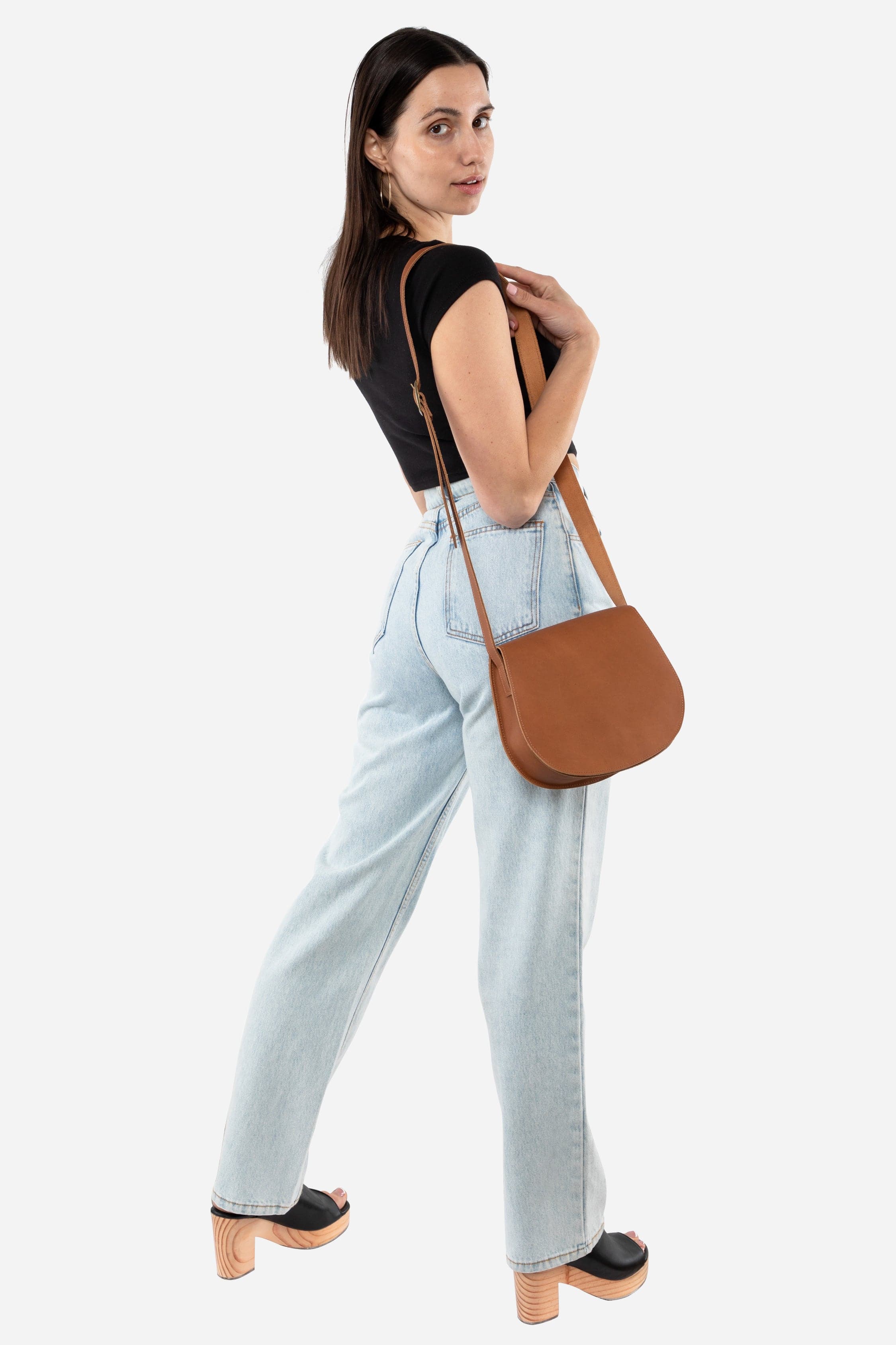 RLH3453 - Classic Leather Saddle Bag - Image 36