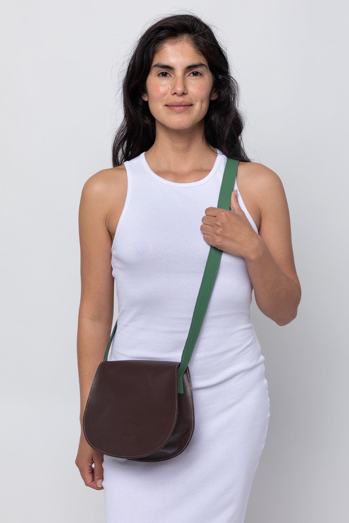 RLH3453 - Classic Leather Saddle Bag - Image 9