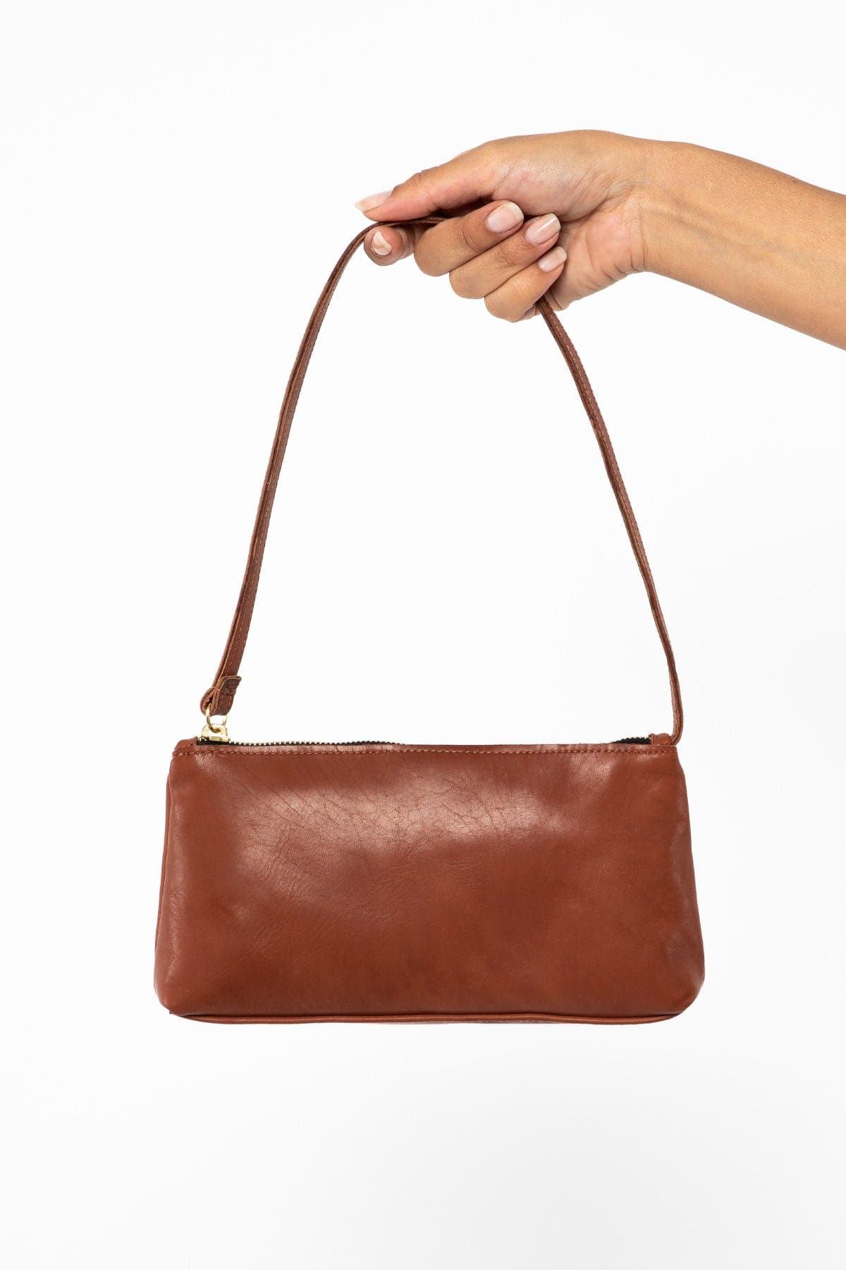 RLH3468 - Leather Zip Pochette - Image 12
