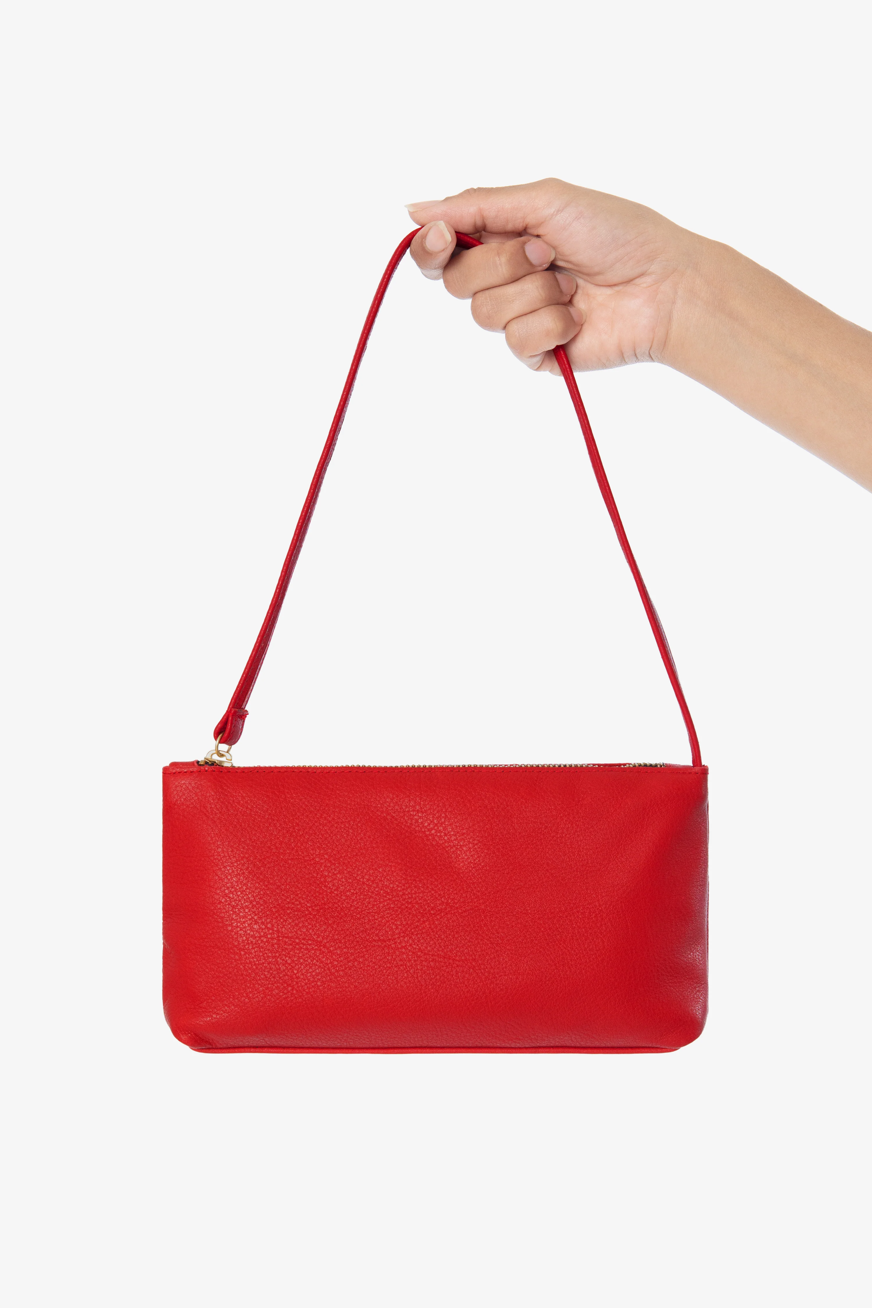 RLH3468 - Leather Zip Pochette - Image 20