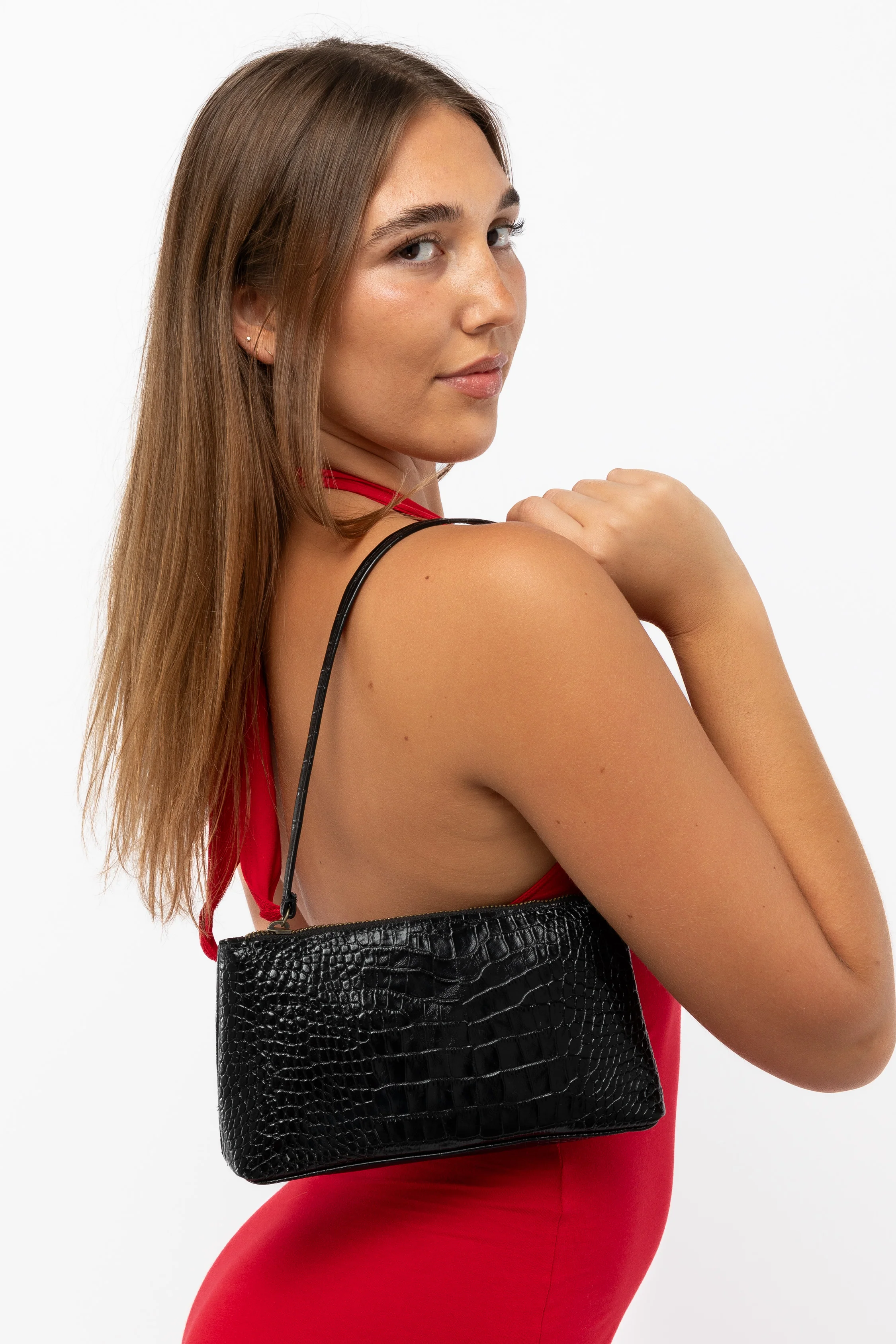 RLH3468 - Leather Zip Pochette - Image 39