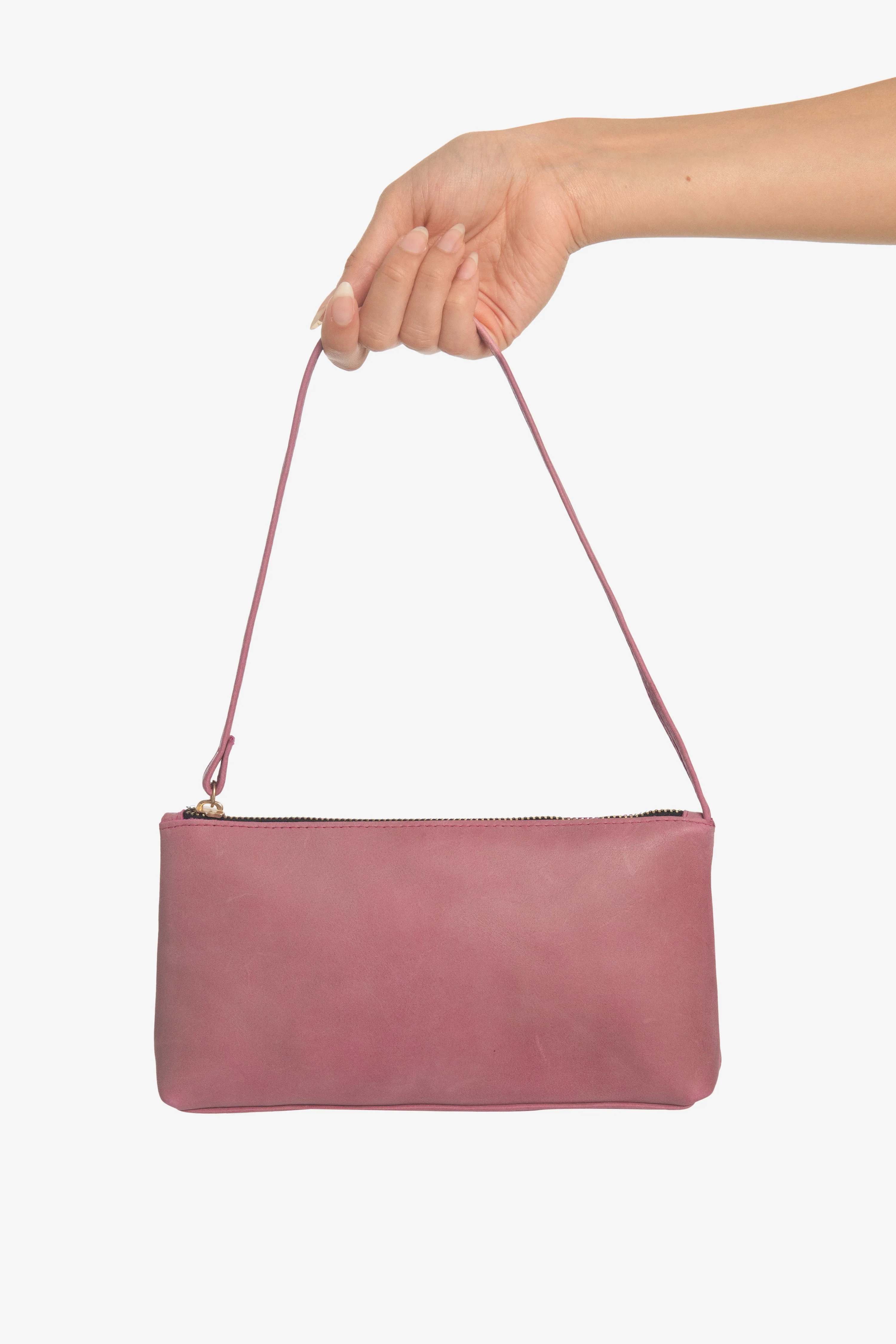 RLH3468 - Leather Zip Pochette - Image 60