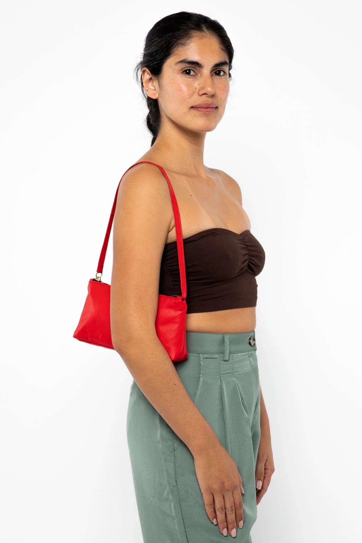 RLH3468 - Leather Zip Pochette - Image 9