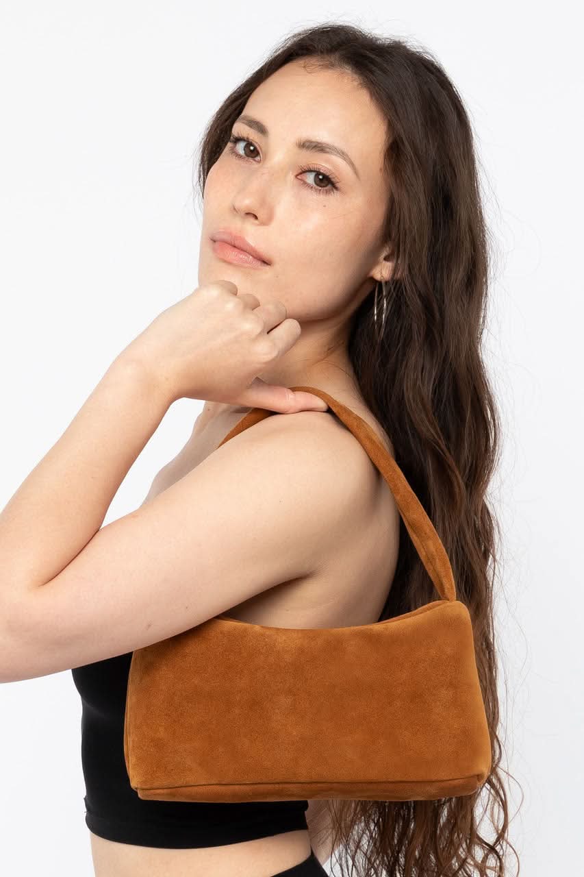 RLH3471 - Soft Suede Shoulder Bag - Image 5