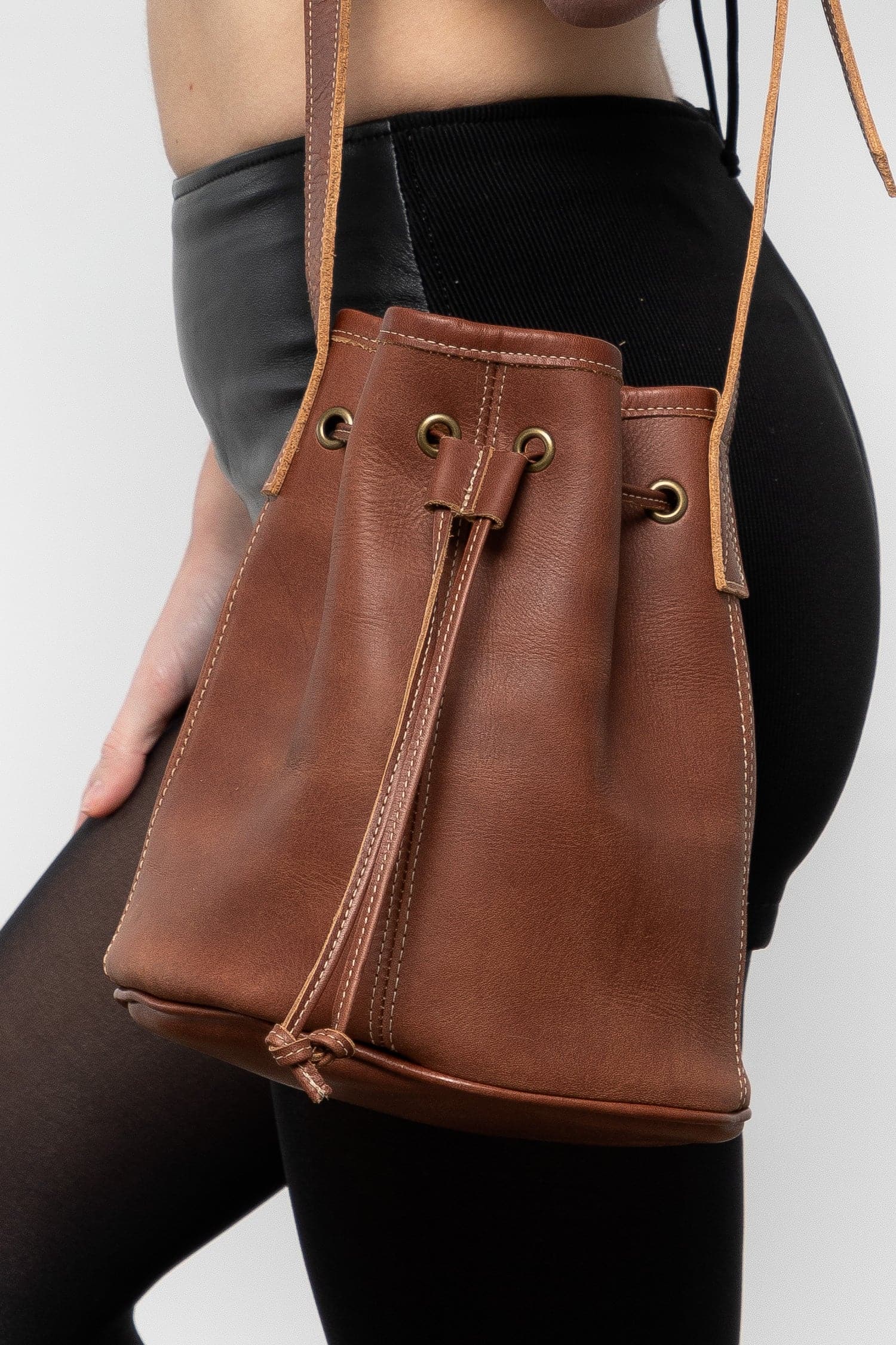 RLH3474 - Drawstring Bucket Bag - Image 11