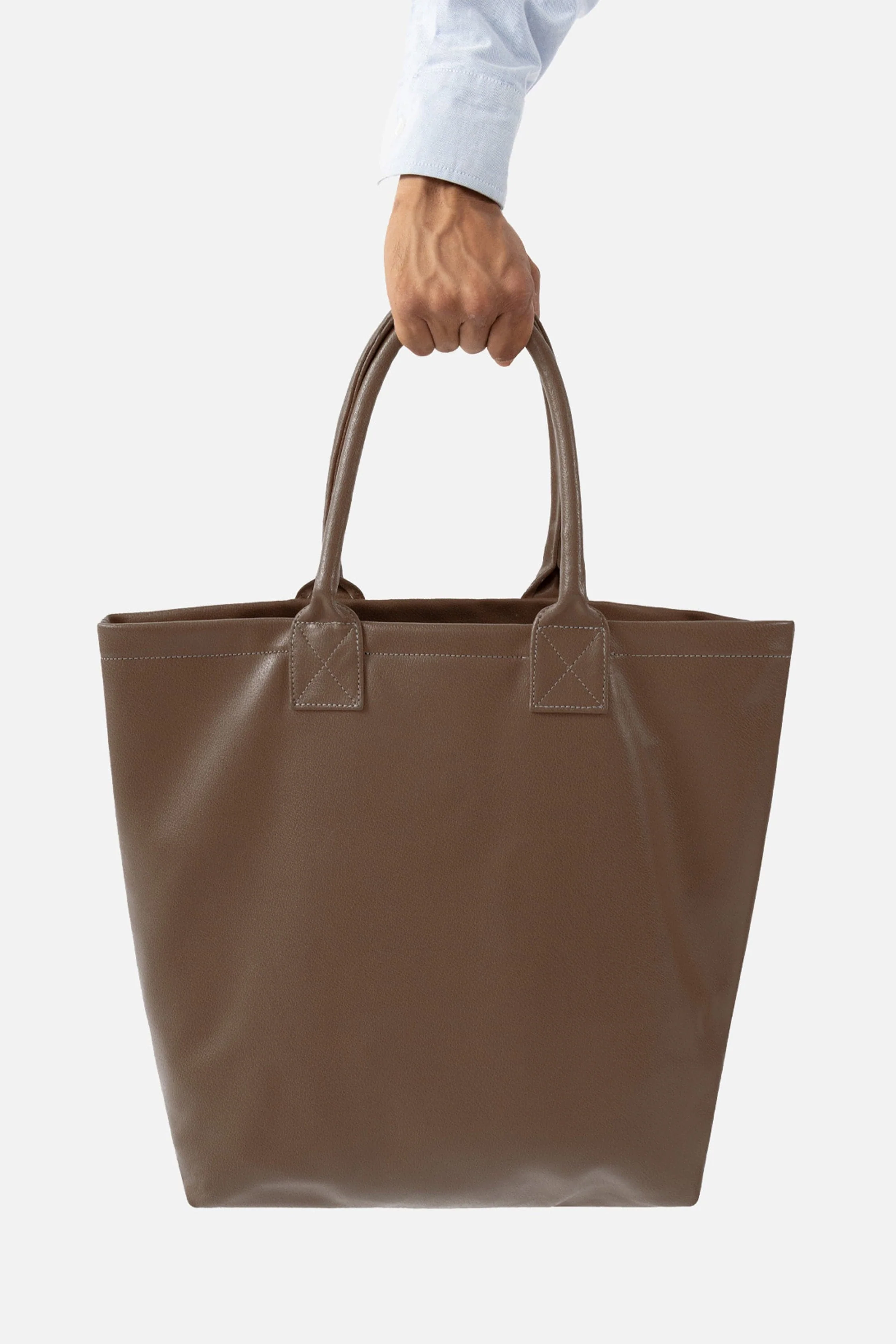 RLH3479 - Unisex Leather Museum Tote - Image 18