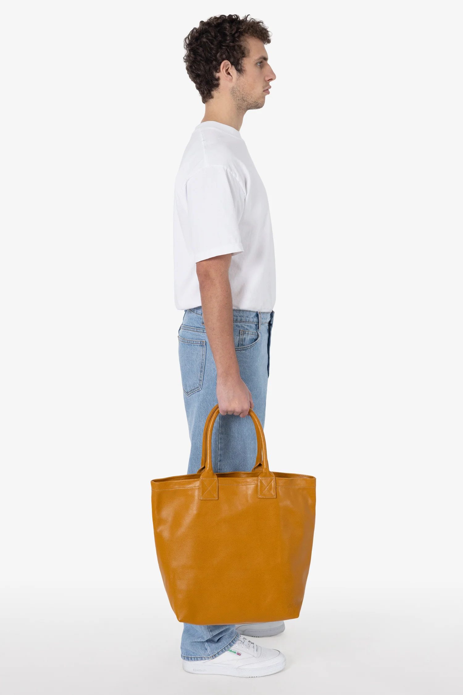 RLH3479 - Unisex Leather Museum Tote - Image 7