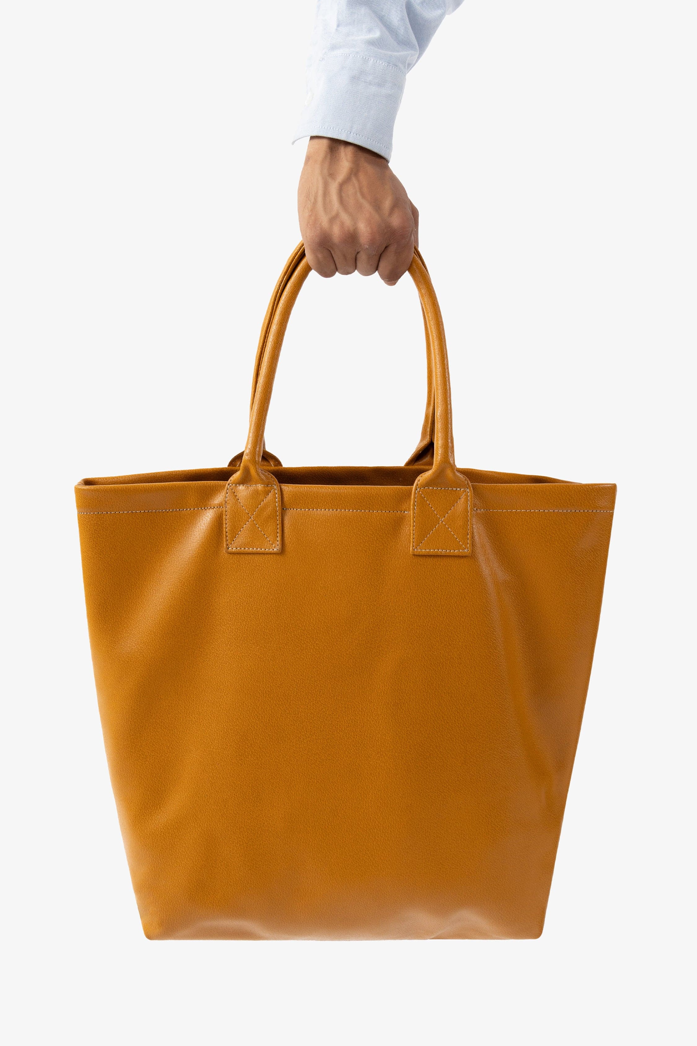 RLH3479 - Unisex Leather Museum Tote - Image 8