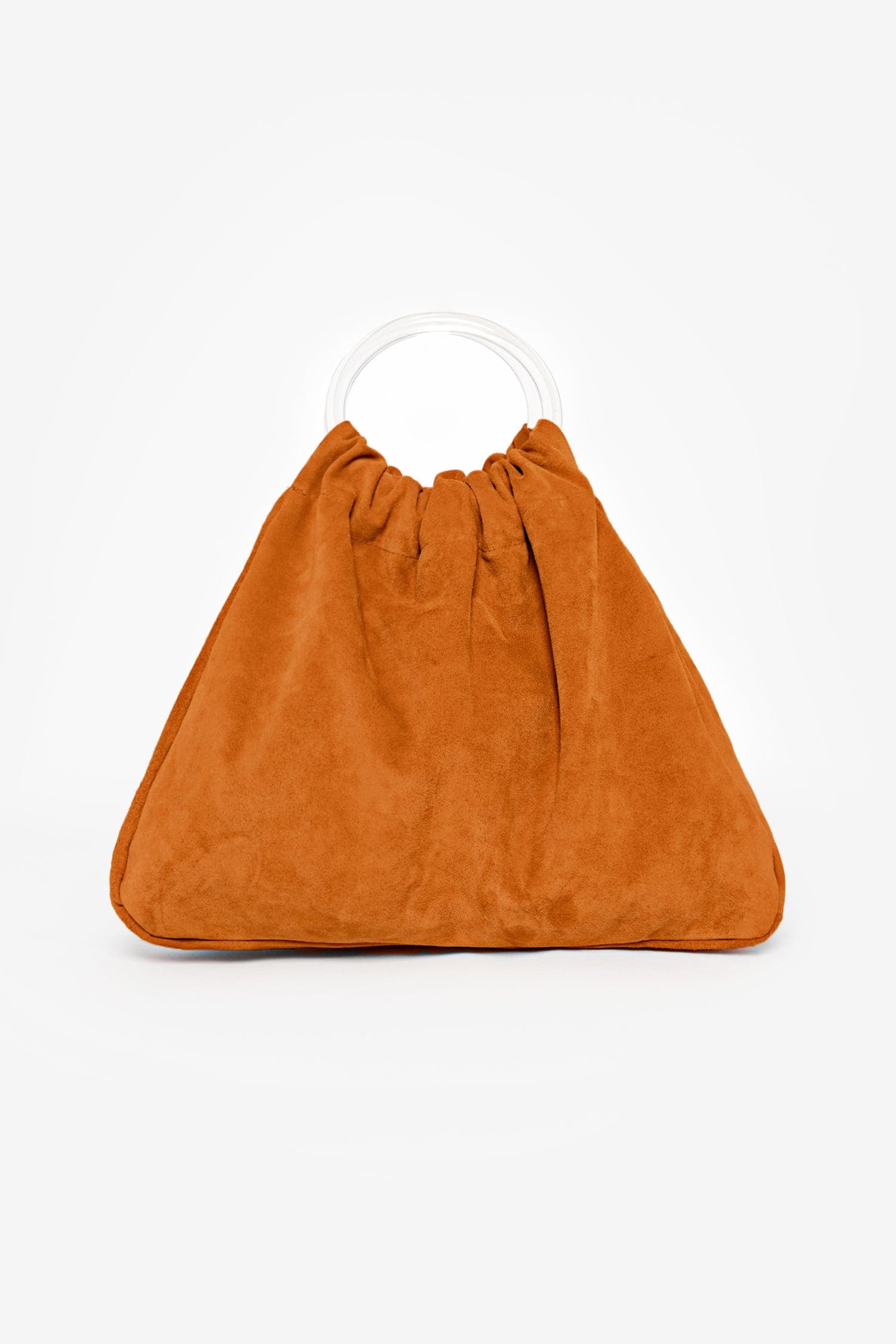 RLH3480 - Suede Acrylic Ring Bag - Image 4