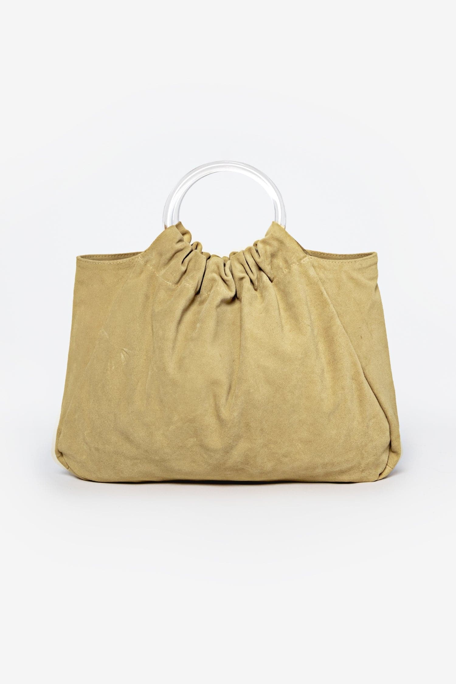 RLH3480 - Suede Acrylic Ring Bag - Image 8