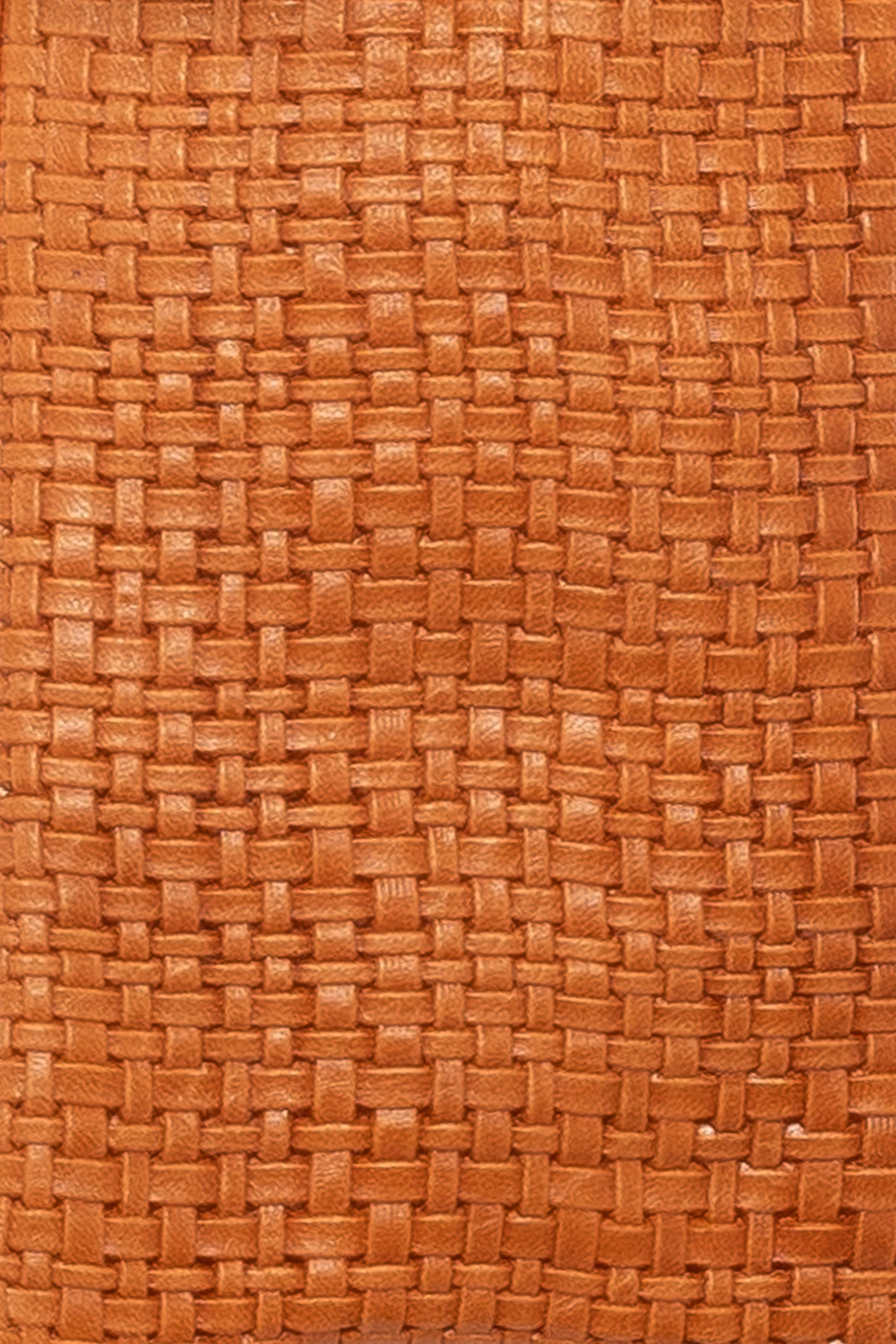 RLH3482 - Woven Leather Slim Tote - Image 14