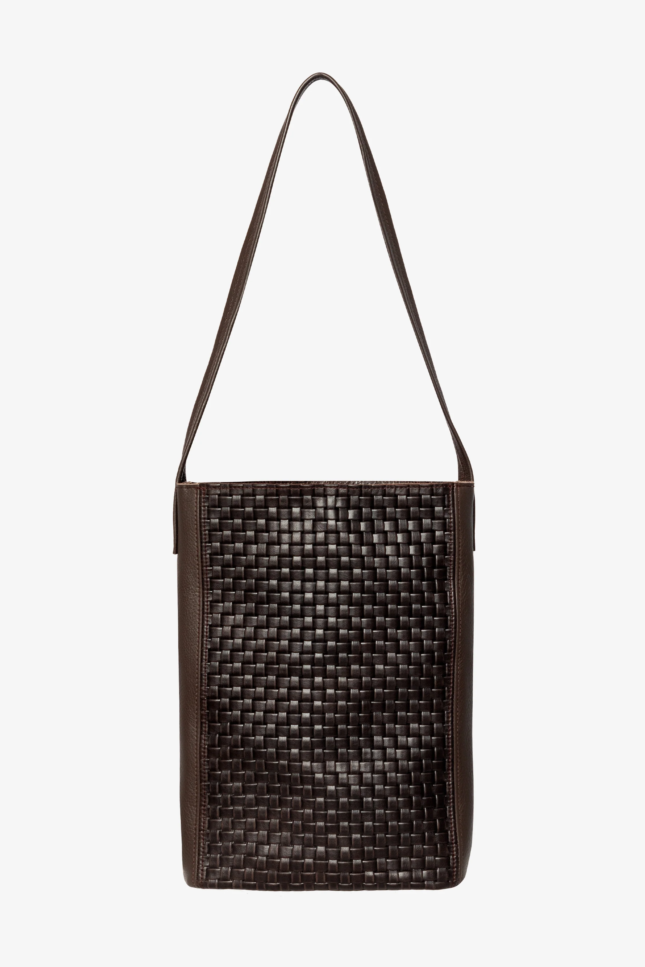 RLH3482 - Woven Leather Slim Tote - Image 20