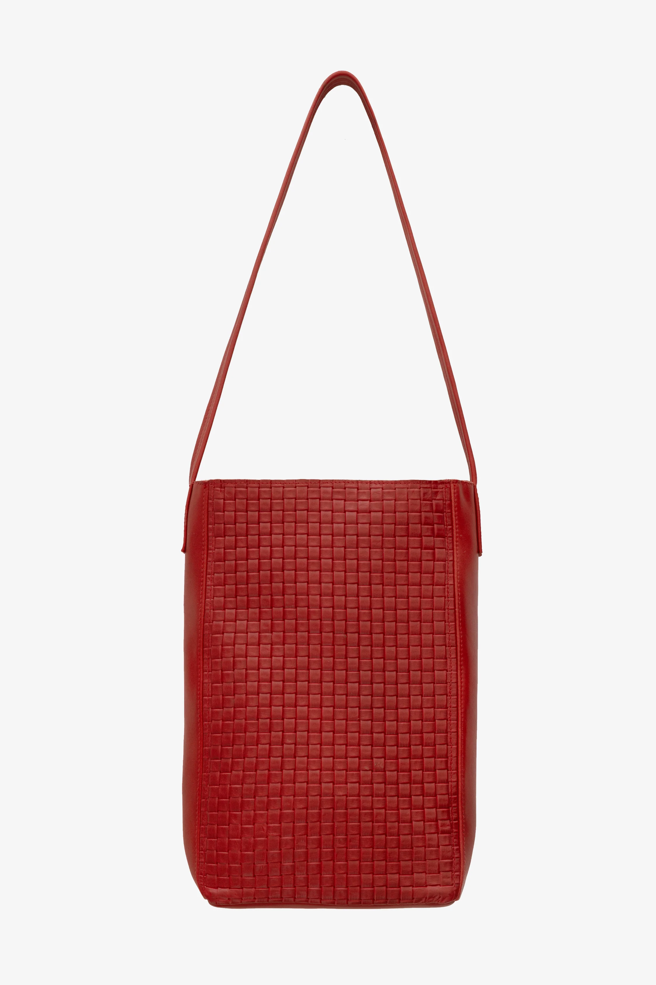 RLH3482 - Woven Leather Slim Tote - Image 21